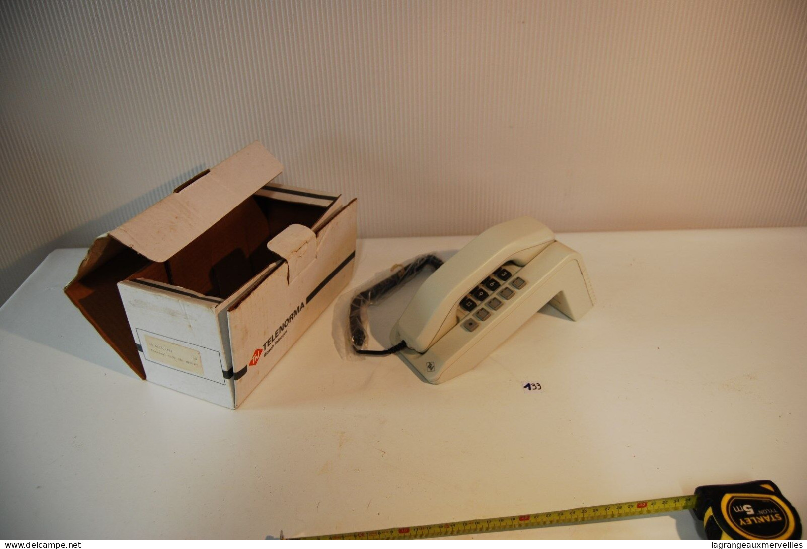 C132 Vintage Retro Phone Blanc - Administration - Telefontechnik