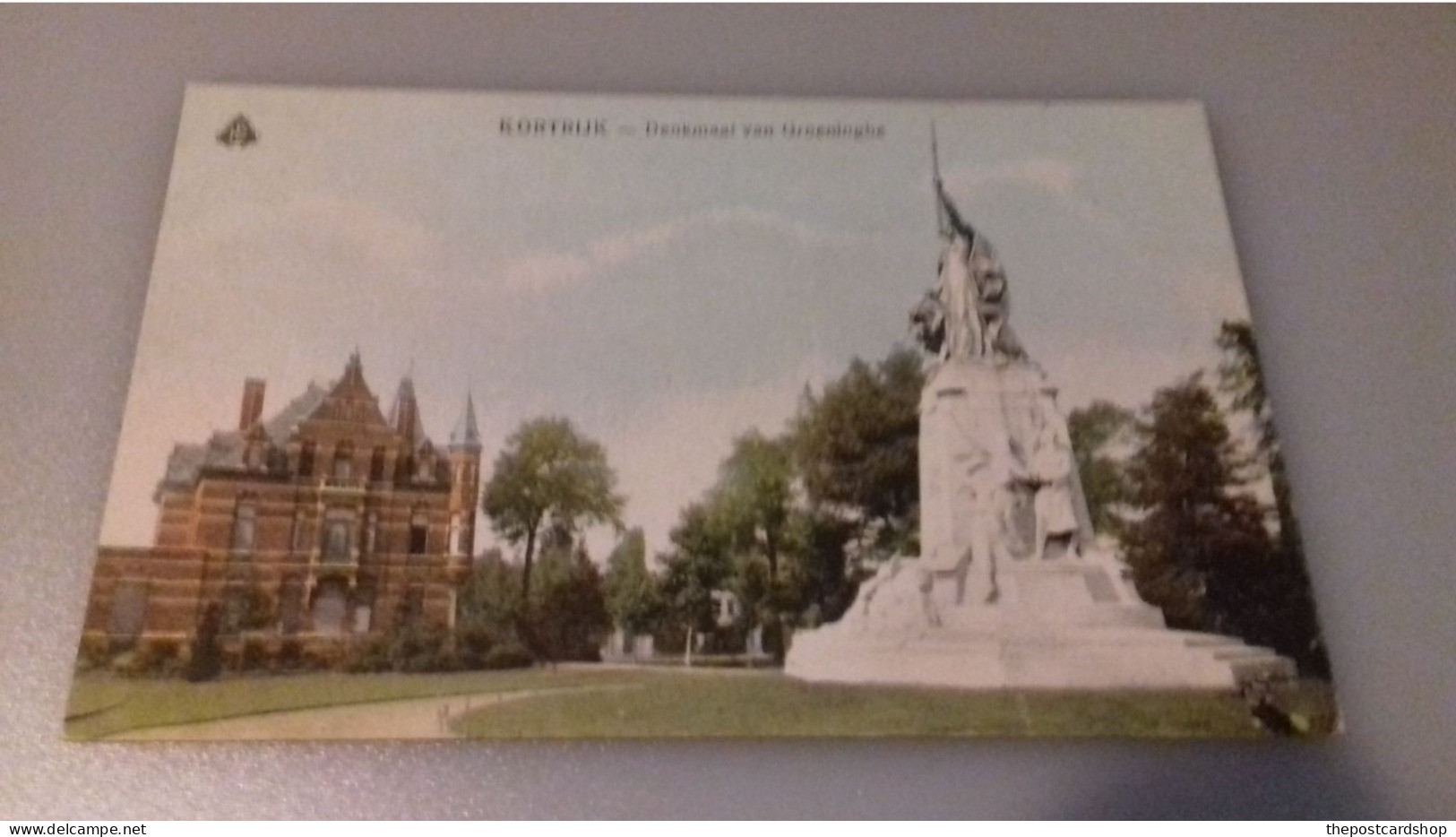 BELGIUM Kortrijk COURTRAI Denkmaal Van Groeninghe UNUSED - Kortrijk