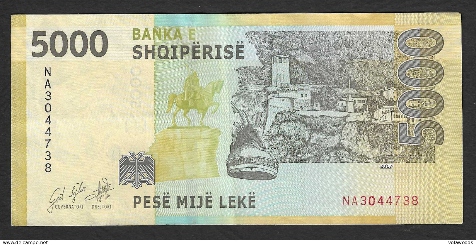 Albania - Banconota Circolata Da 5000 Leke P-80a - 2017 - Albanie