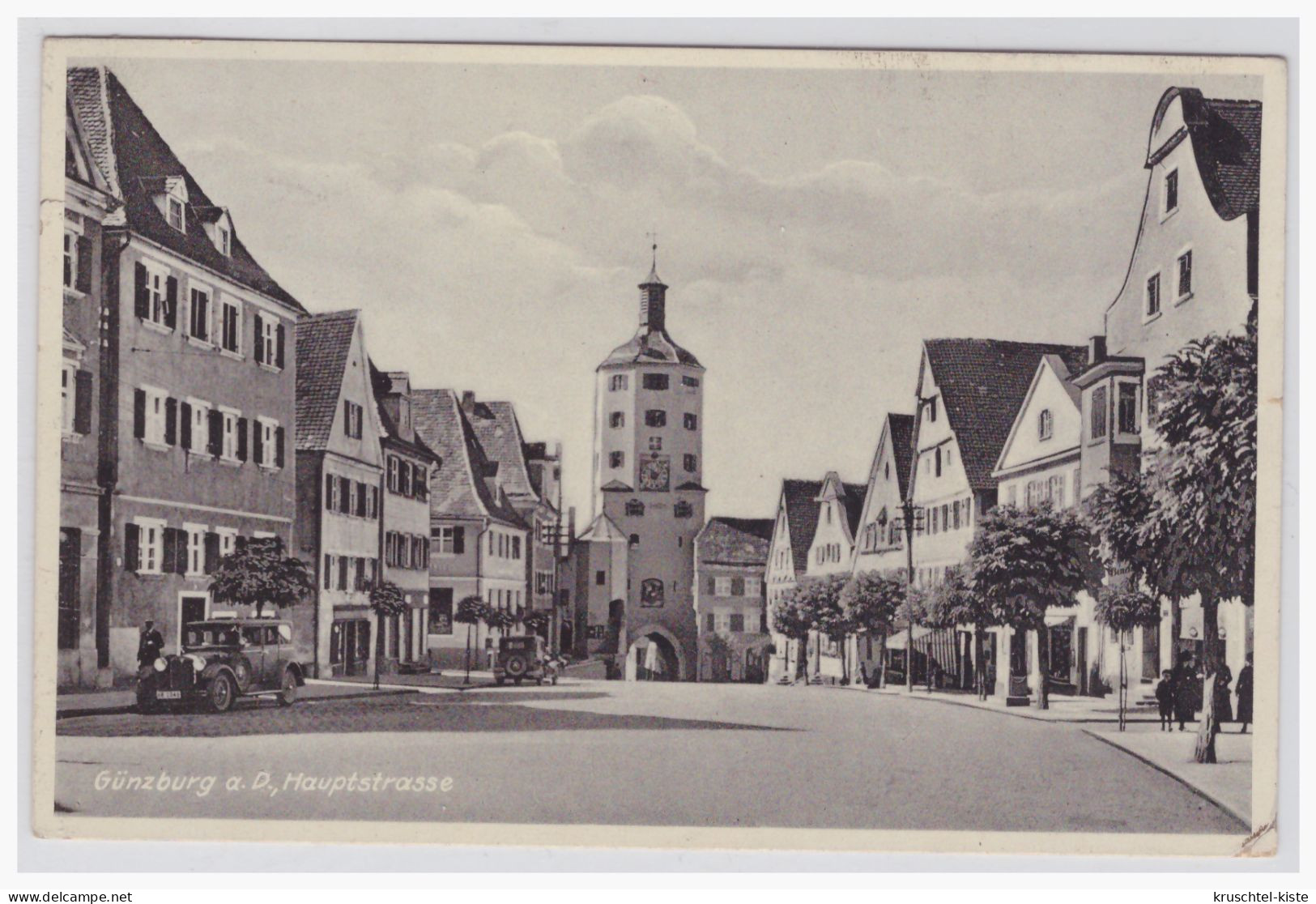 Dt.-Reich (001098) AK Günzburg, Gelaufen Nach Nördlingen An R.A.D. Abt 2/281 Am 18.10.1938 - Guenzburg