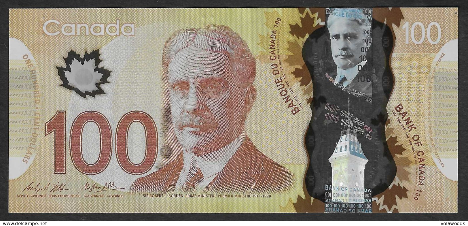 Canada - Banconota Circolata Da 100 Dollari P-110c - 2014/21 - Kanada