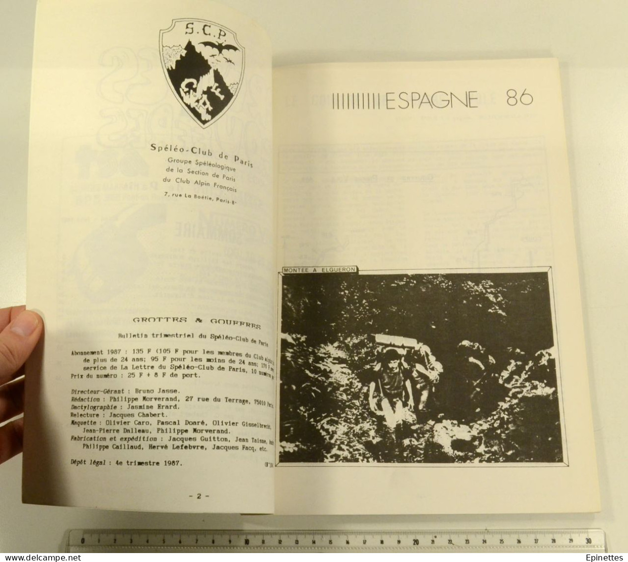 Grottes & Gouffres N°104, Juin 1987 - Bulletin Du Spéléo-Club De Paris - Carrières Souterraines D'Arcueil (92) - Sciences