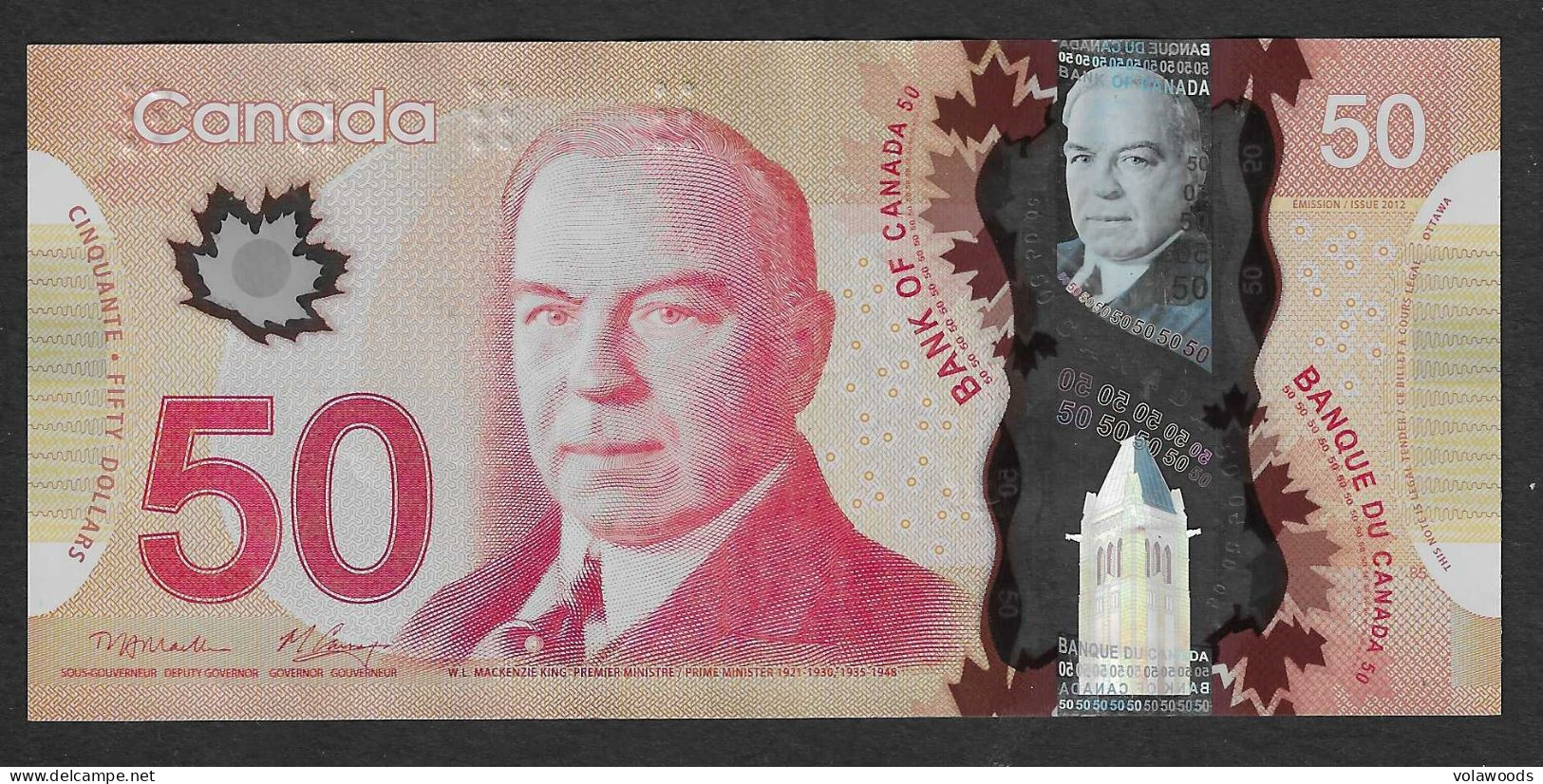 Canada - Banconota Circolata Da 50 Dollari P-109a.1 - 2012/3 - Kanada