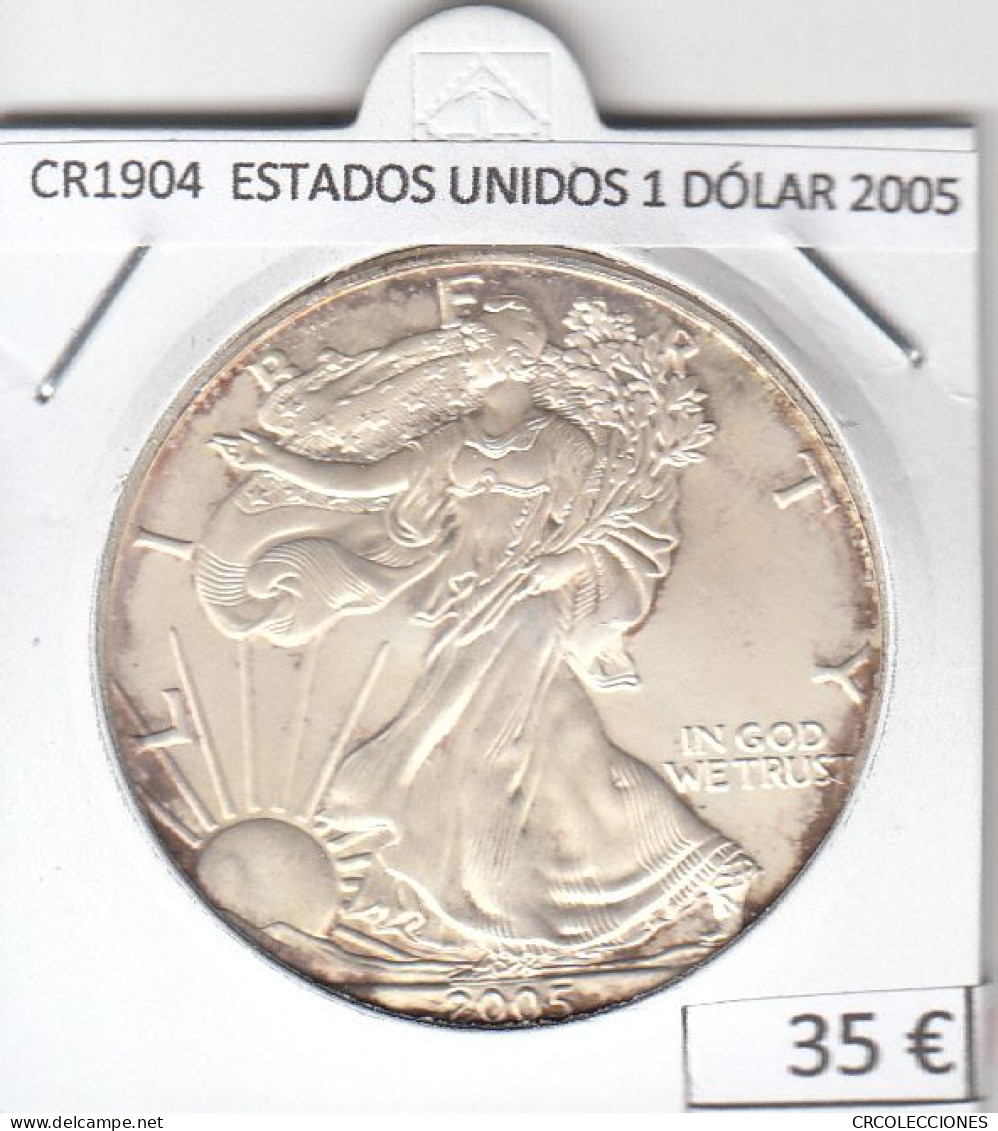 CR1904 MONEDA ESTADOS UNIDOS 1 DÓLAR 2005 PLATA - 2000-…: Sacagawea