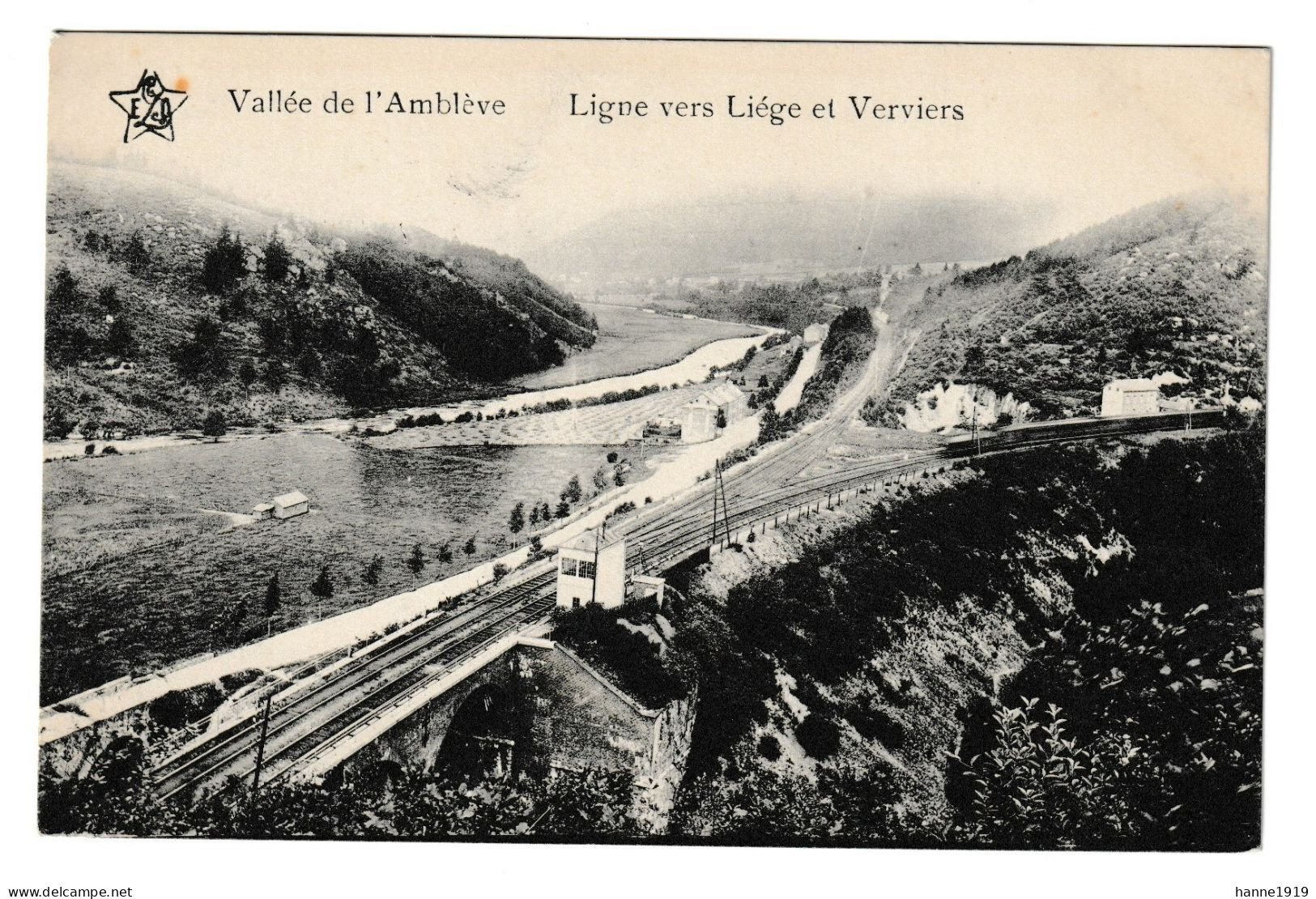 Trois Ponts Chemin De Fer Ligne Vers Liège Et Verviers Vallée De L' Amblève Htje - Trois-Ponts