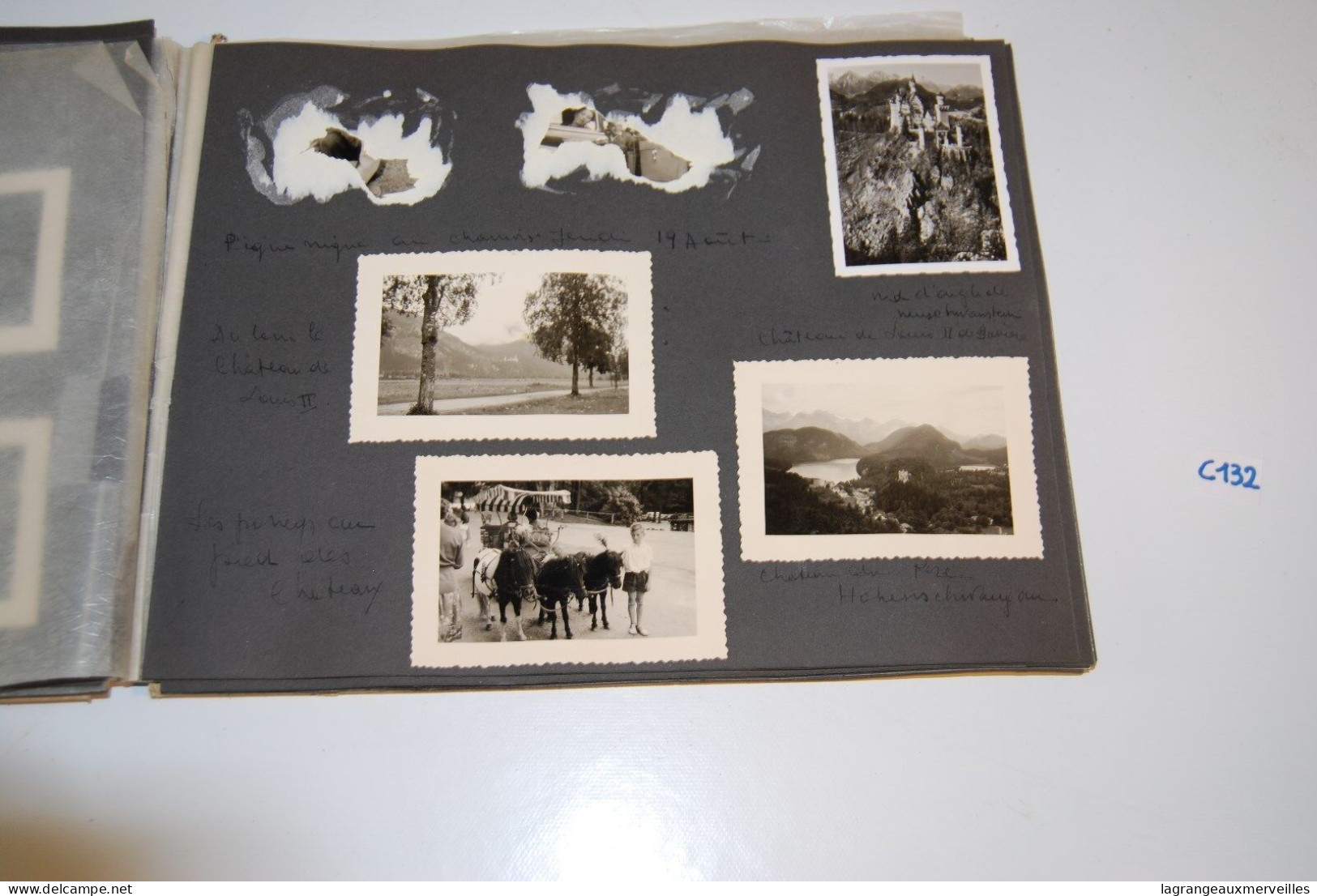 C132 Ancien Album Photo - Voyage En Allemagne - Rare Book - Matériel & Accessoires