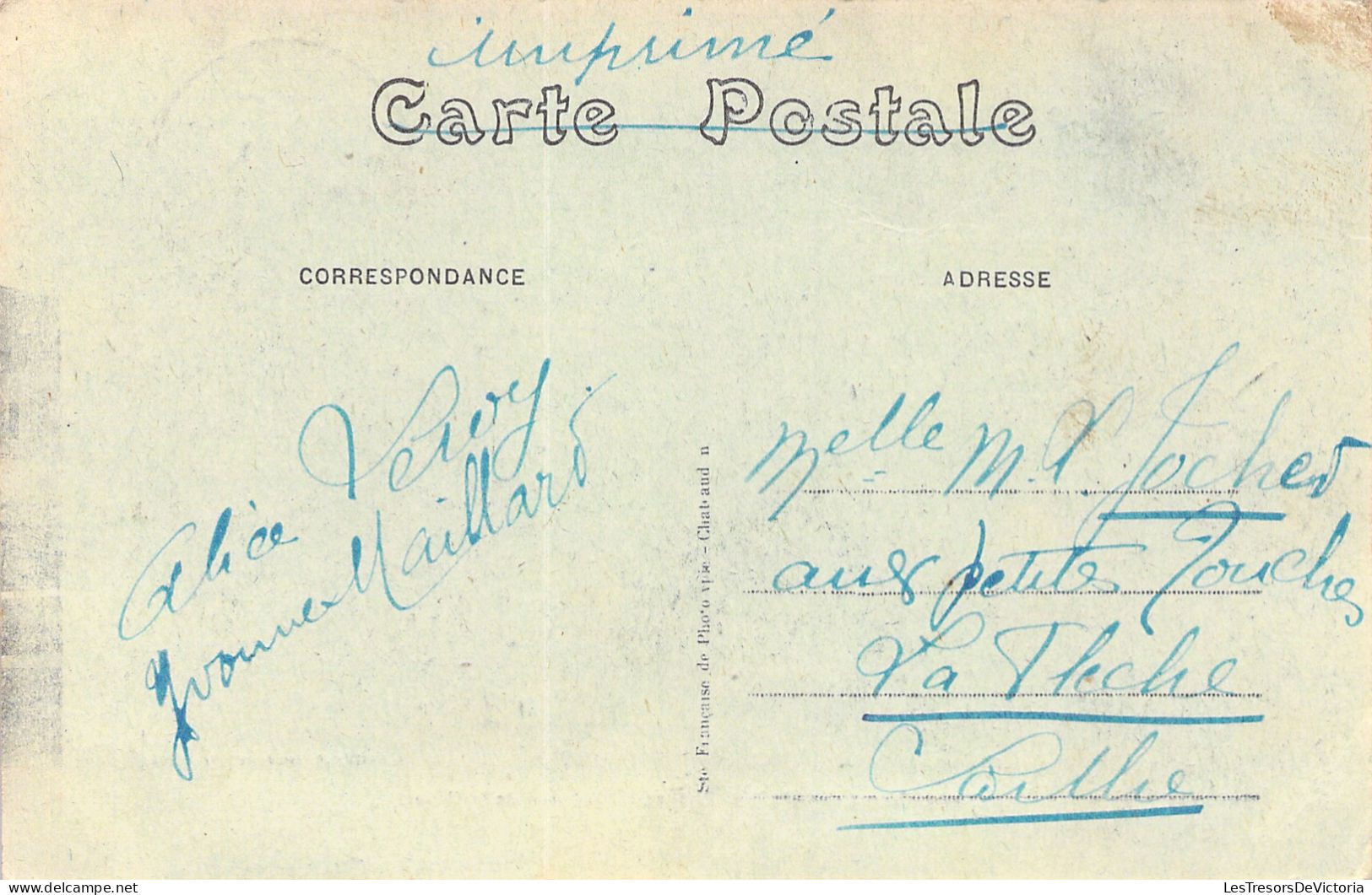 FRANCE - Yvré Le Polin - Avenue De La Gare - Carte Postale Ancienne - Other & Unclassified