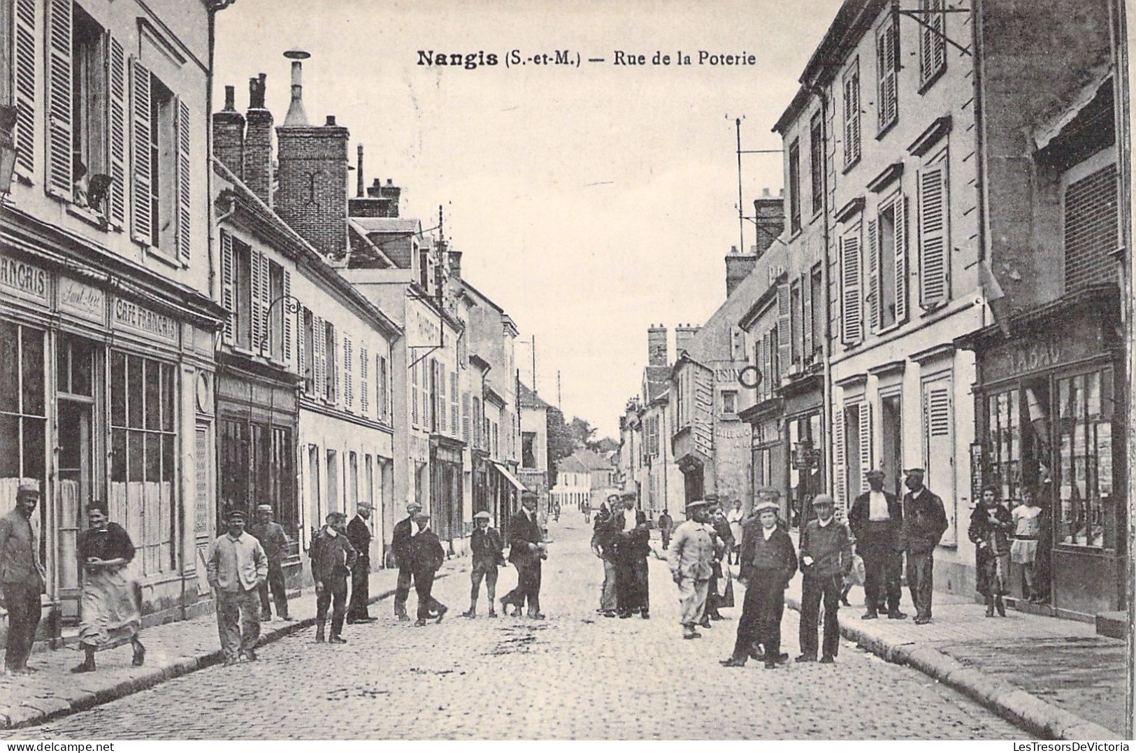 FRANCE - Nangis - Rue De La Poterie - Belle Animation - Carte Postale Ancienne - Nangis