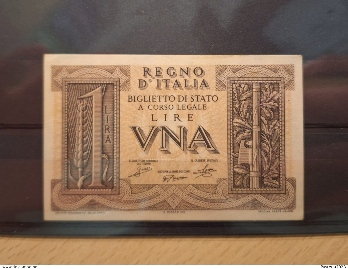 Biglietto Di Stato 1 Lira 1939 Regno D' Italia NUOVO - Autres & Non Classés