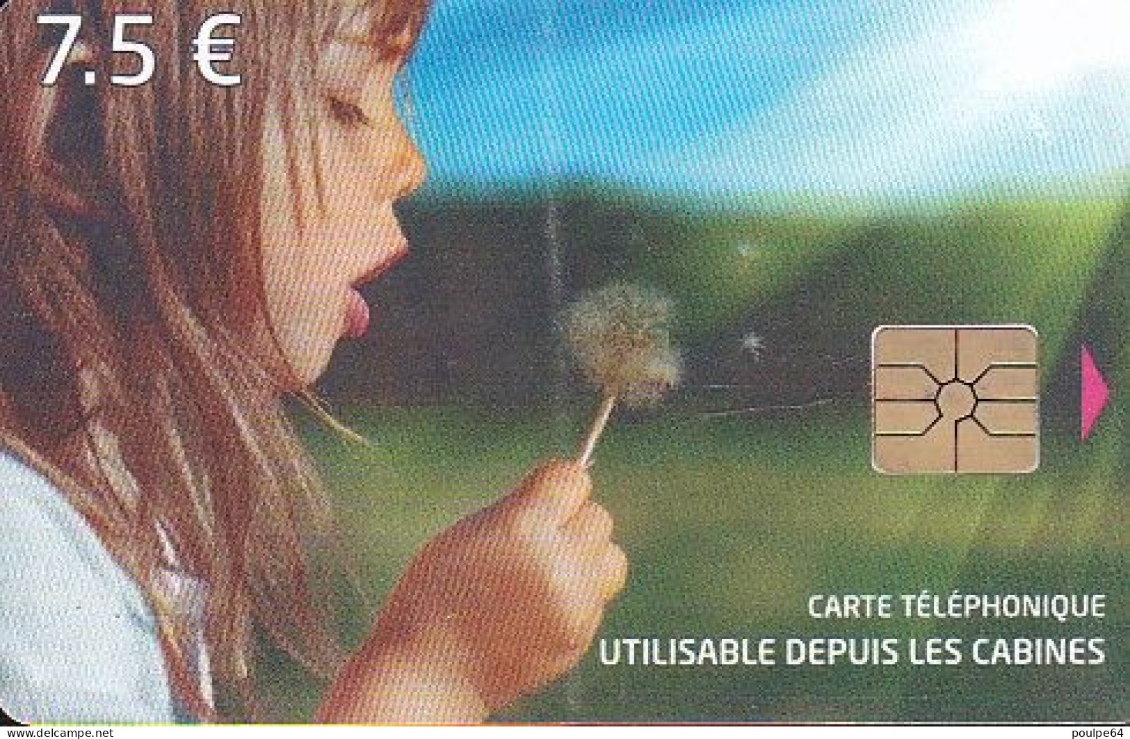 CC-KT1A  12/2011 (validité 31/12/2015) - FILLETTE - SÈME AUX VENTS  - 7.50 €  GEM - 2011