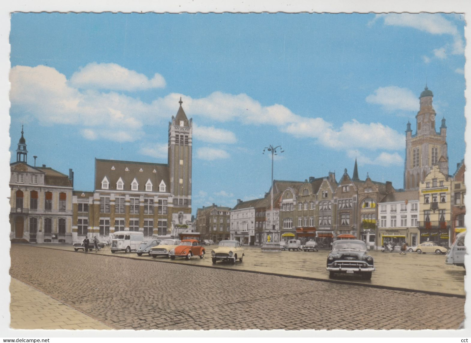 Roeselare   Grote Markt, Stadhuis En St Michiels Kerk    (TUB CITROEN) - Röselare