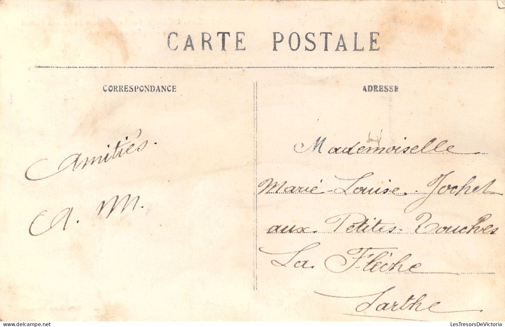 FRANCE - Sceaux Sur Huisne - Gare De Sceaux Boëssé - Passage D'un Express - Carte Postale Ancienne - Other & Unclassified