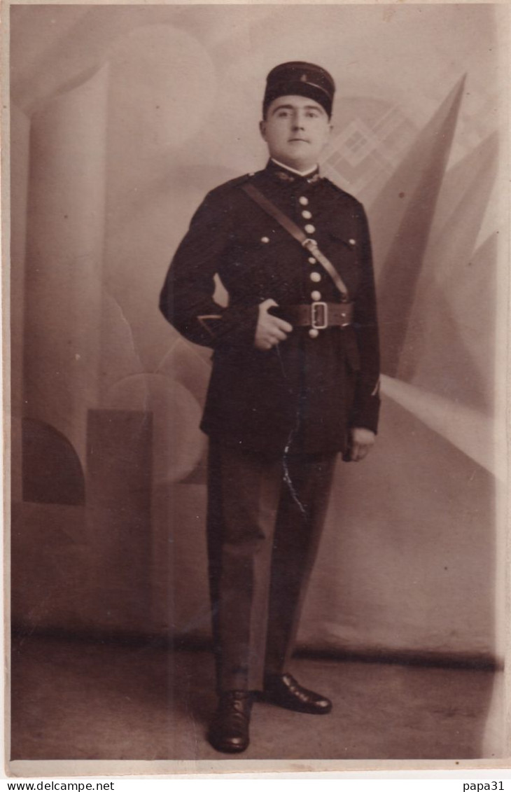 Carte Photo D Un Gendarme - Police - Gendarmerie