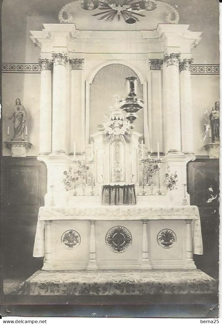 INTERIEUR D'UNE EGLISE DONT LE ST PATRON EST CLEMENT 1 BANLIEUE PARISIENNE PETIT ENGHEIN CITE AU DOS D'UN CLICHE9X12 - Water-skiing