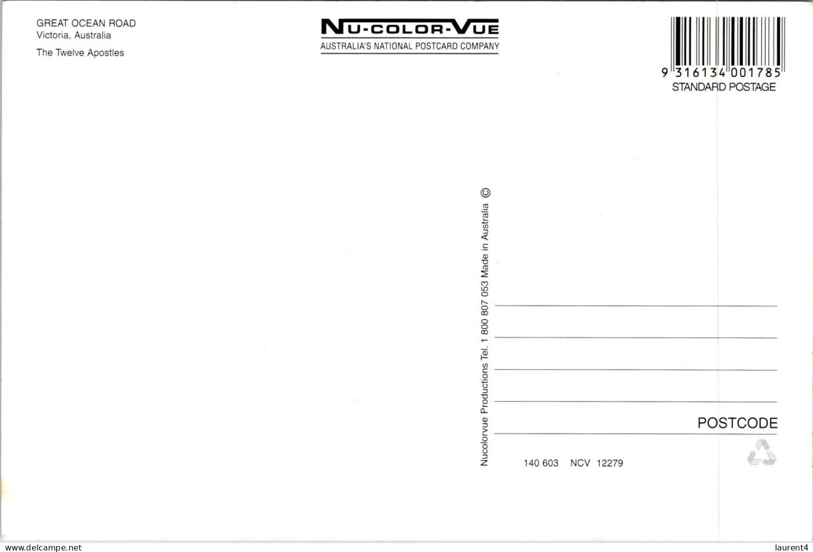 5-12-2023 (1 W 21)  Australia - VIC  - Twelve Apostles - Altri & Non Classificati