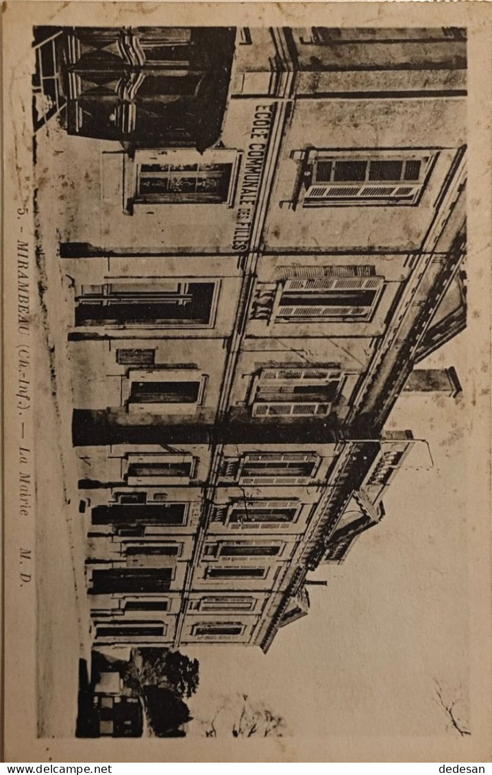 Cpa MIRAMBEAU La Mairie 1942 - NAW01 - Mirambeau