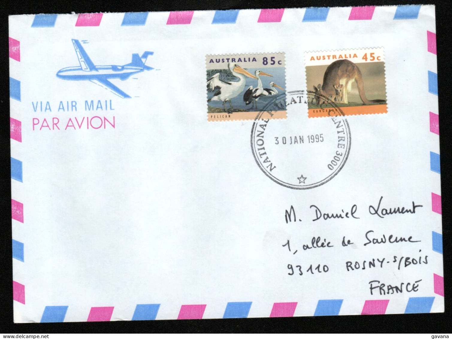 AUSTRALIA - Lettre Pour La France 1995 - Storia Postale