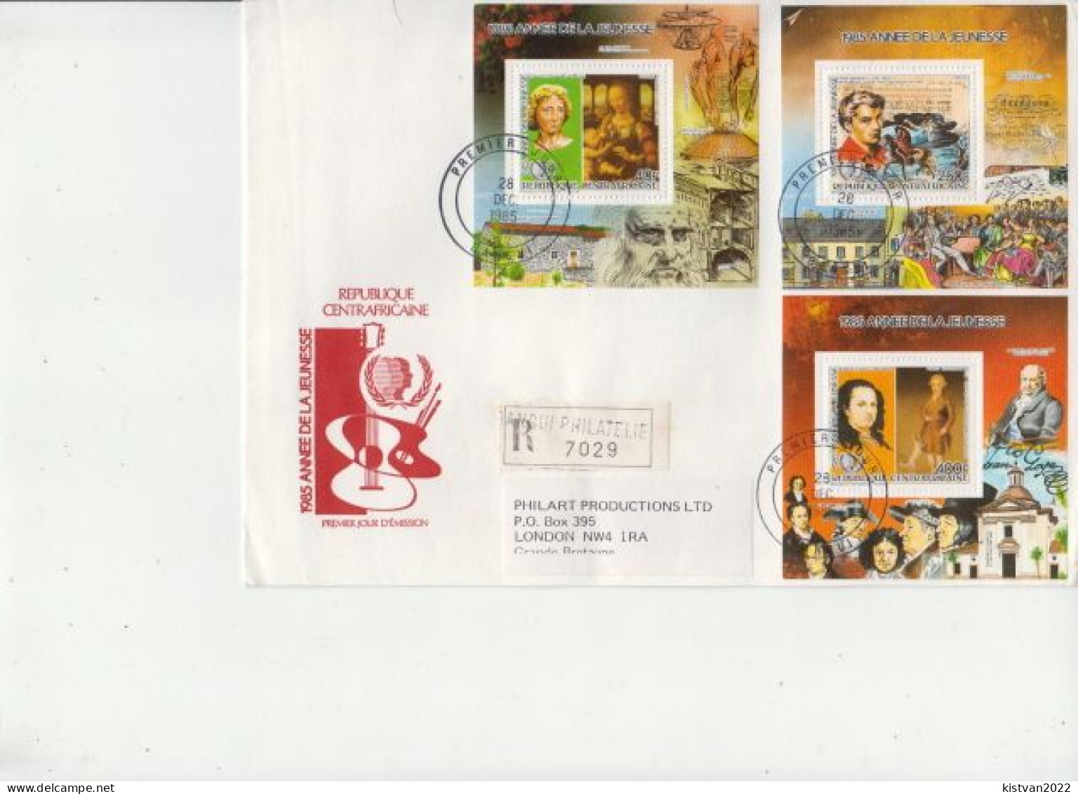 Central Africa Famous People Perforated And Imperforated Sets And SSs And 6 Deluxe Sheets On 4 R Covers - Afrika