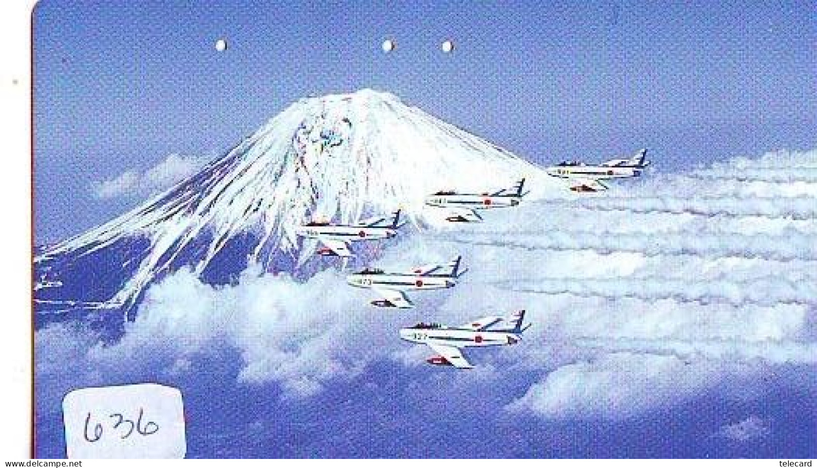 TELECARTE JAPON * MILITAIRY AVION  (636)  Flugzeuge * Airplane * Aeroplano * PHONECARD JAPAN * ARMEE * LEGER VLIEGTUIG - Armada