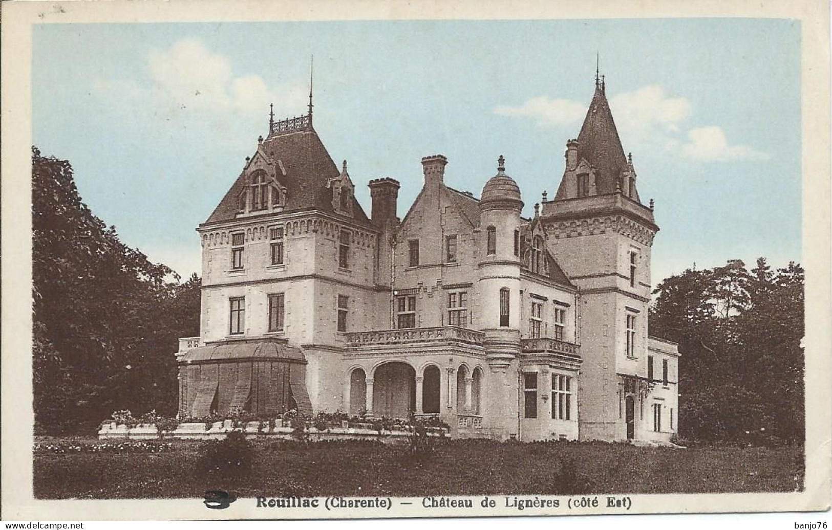 Rouillac (16) - Château De Lignères (côté Est) - Rouillac