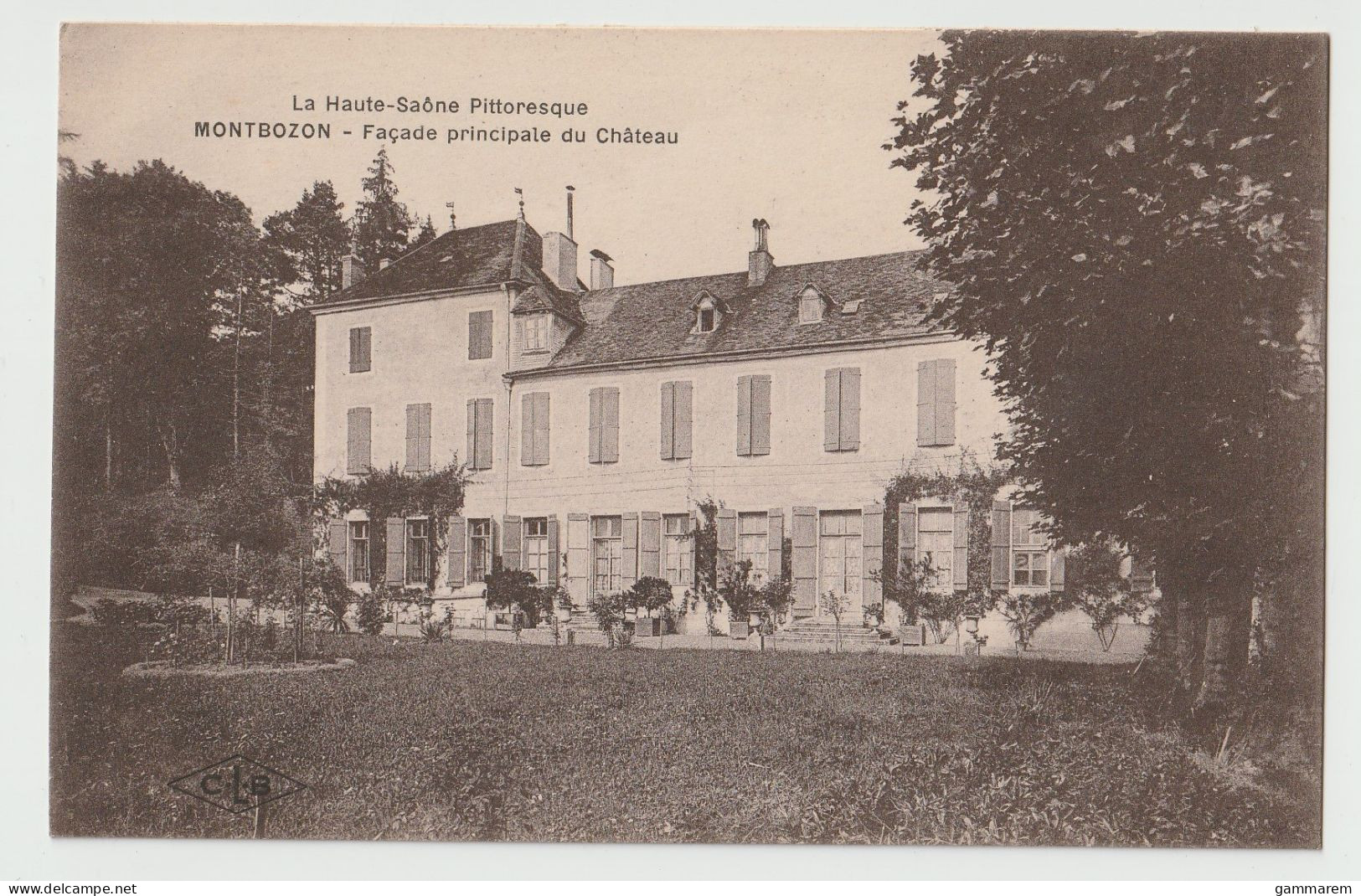 70 - MONTBOZON - Facade Principale Du Chateau - Cpa - Haute Saone - Montbozon