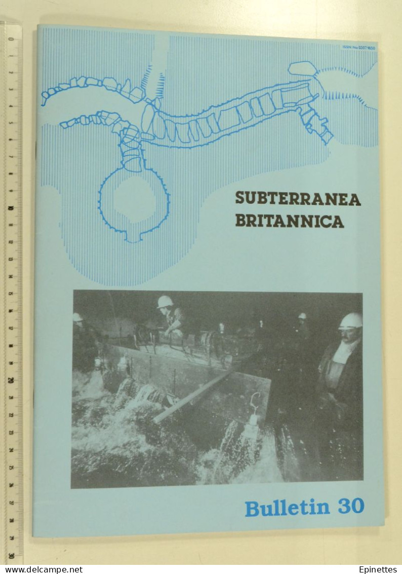 Subterranea Britannica Bulletin 30, 1994 - Egouts De Paris, Carrières Souterraines, Champignonnières - Geographie