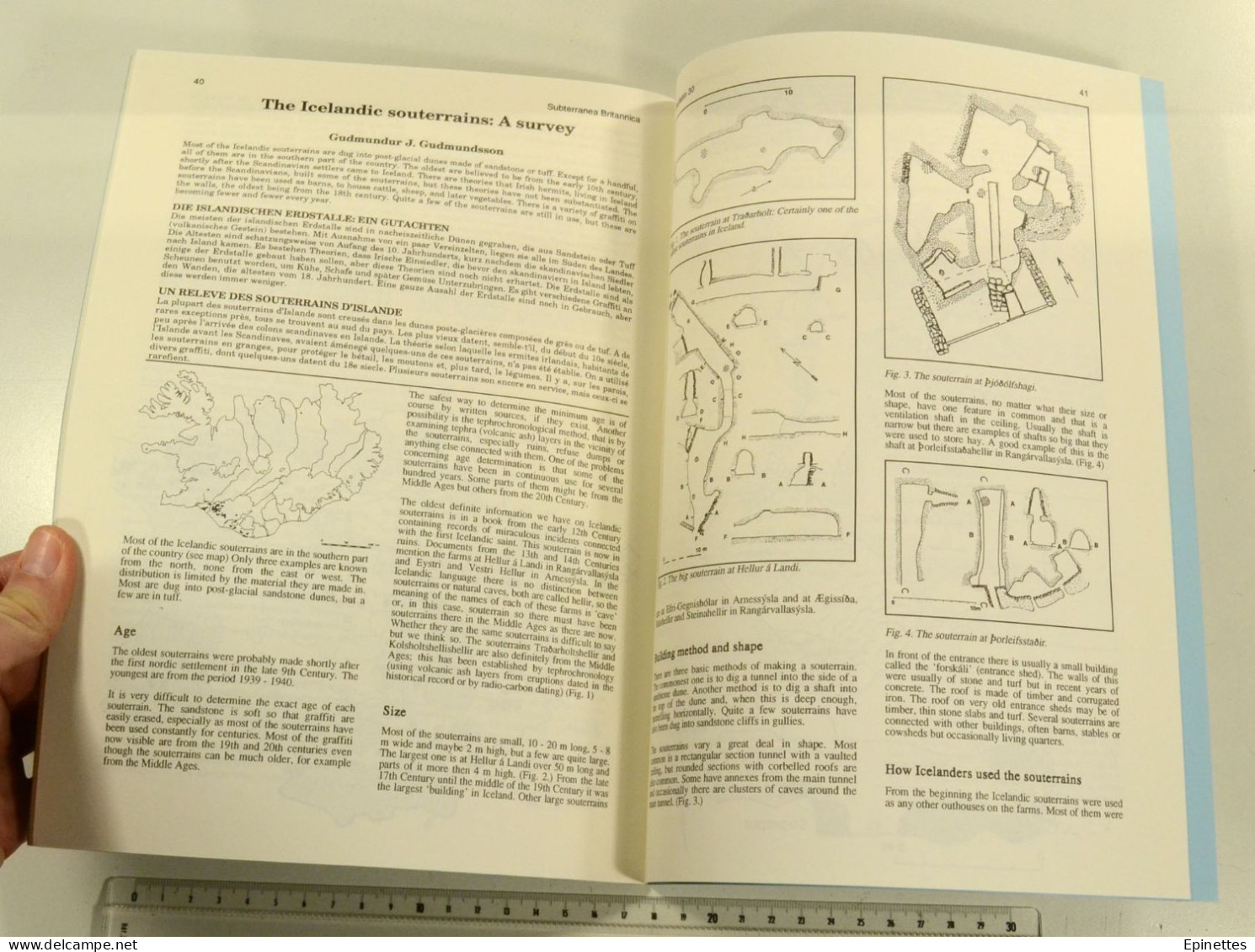 Subterranea Britannica Bulletin 30, 1994 - Egouts de Paris, carrières souterraines, champignonnières