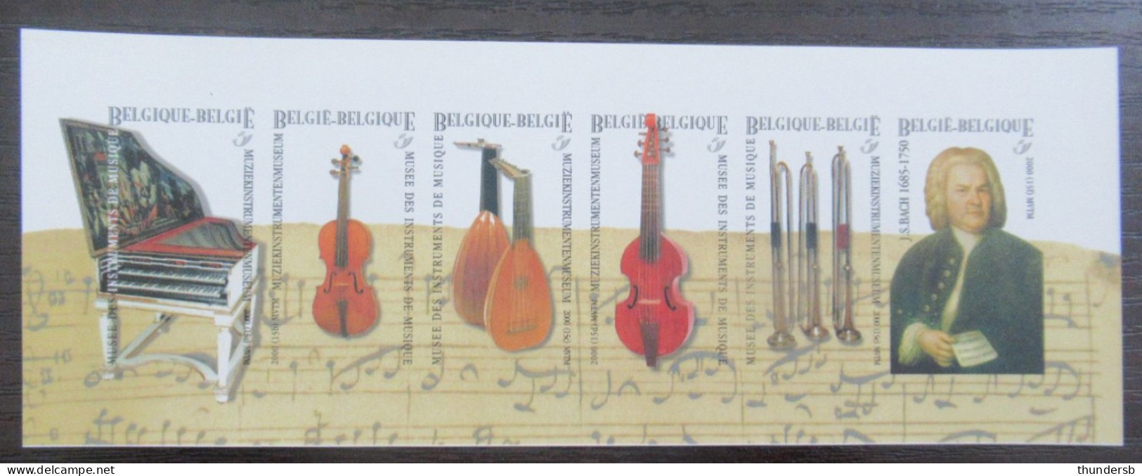 B35 'Bach' - Ongetand - Côte: 100 Euro - 1981-2000