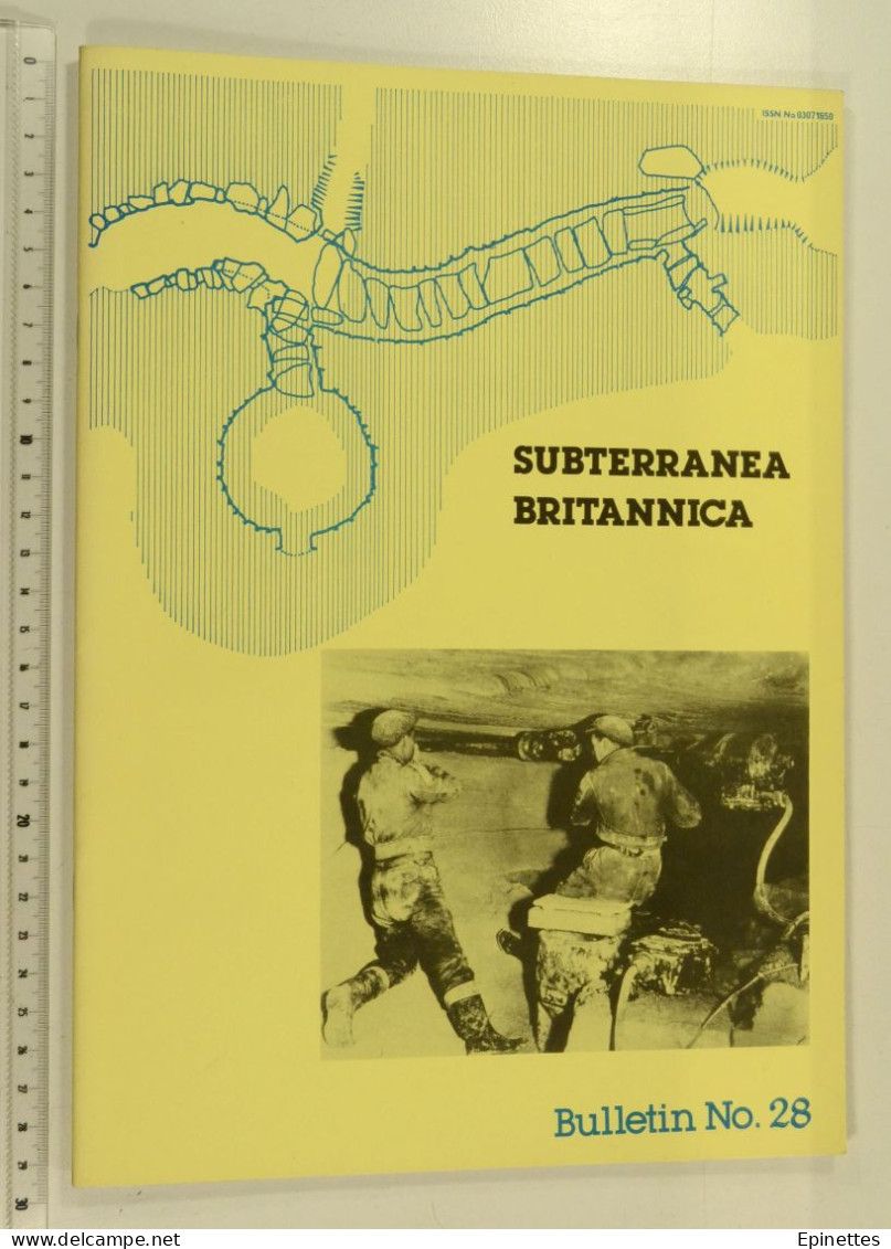Subterranea Britannica Bulletin 28, 1992 - Souterrains De Gibraltar, Carrières Souterraines De Bath - Géographie