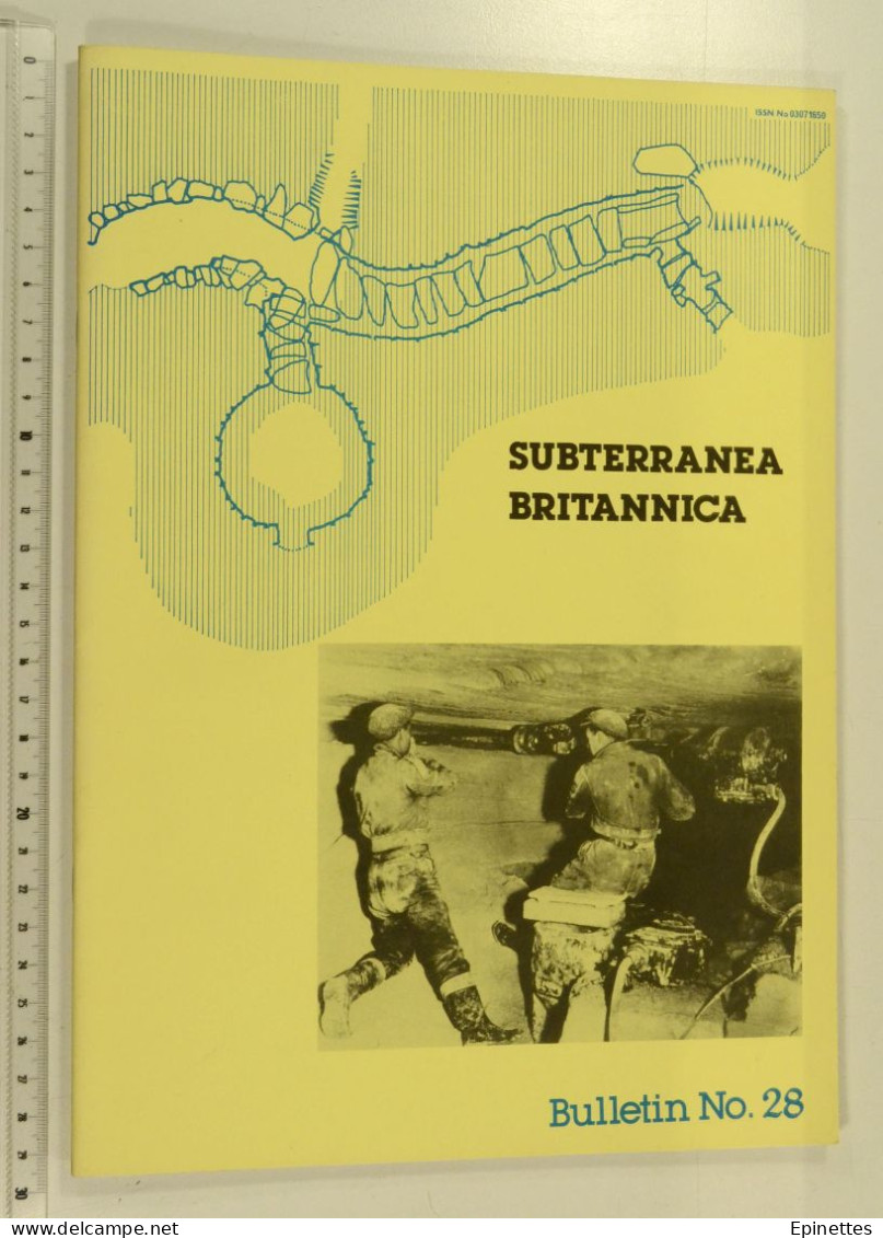 Subterranea Britannica Bulletin 28, 1992 - Souterrains De Gibraltar, Carrières Souterraines De Bath - Geographie