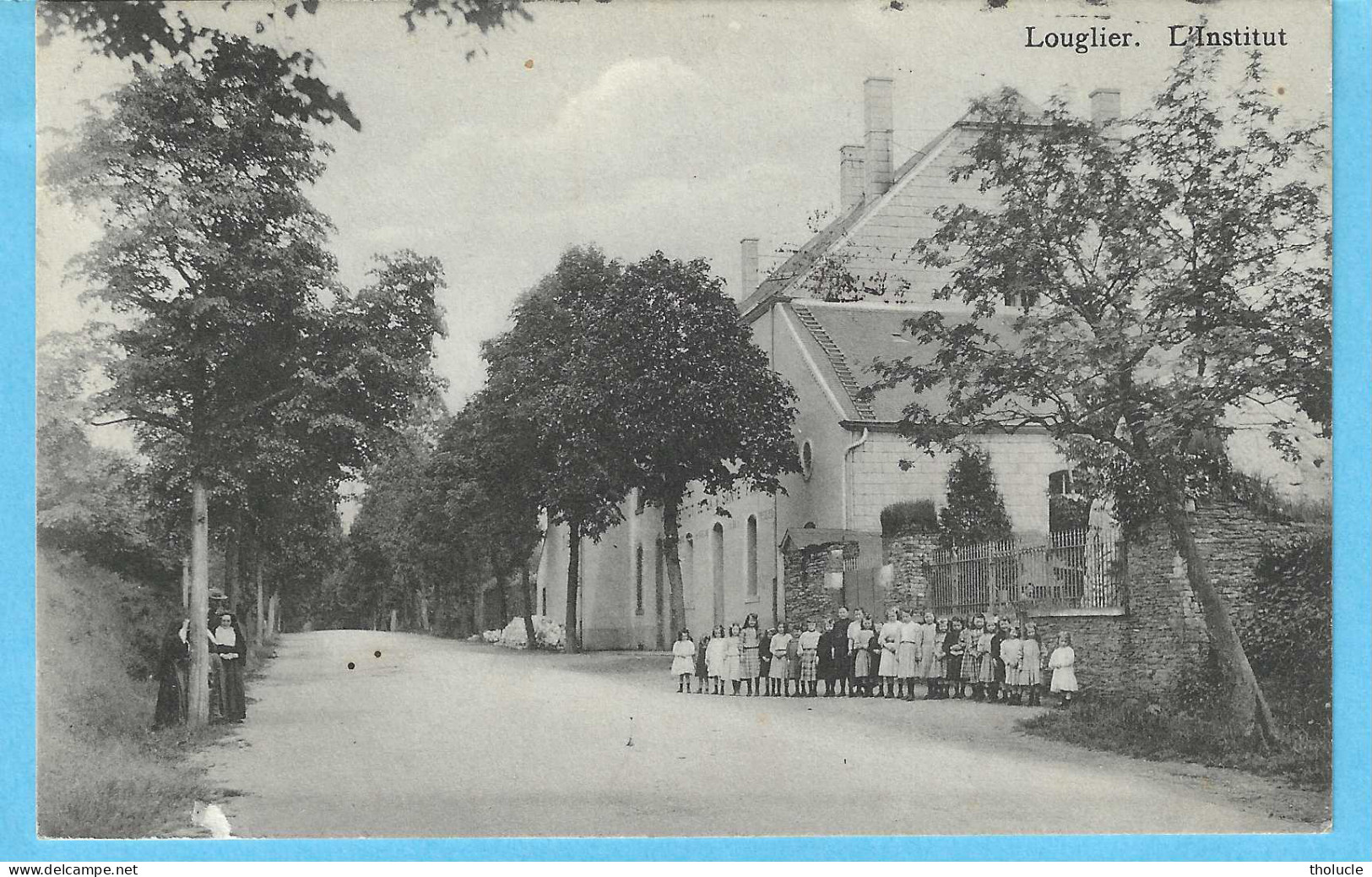 Longlier-Neufchâteau-Pr.Luxembourg-L'Institut Des Sœurs De Charité-Groupe D'enfants Et Sœurs-Cachet étoile Longlier 1911 - Neufchâteau
