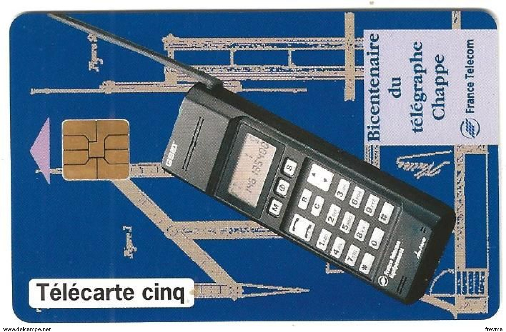 Telecarte Gn 3 Cinq Unités SO3 - 5 Eenheden