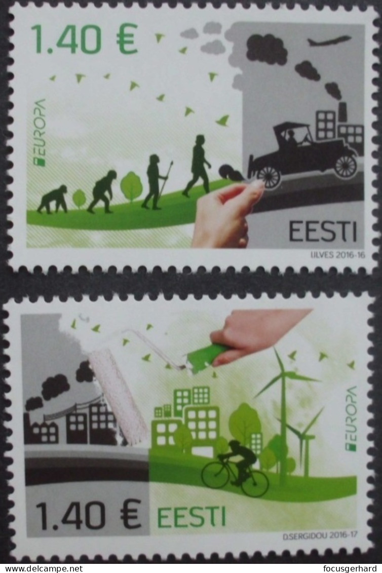 Estland   Europa Cept    Umweltbewusst Leben  2016    ** - 2016