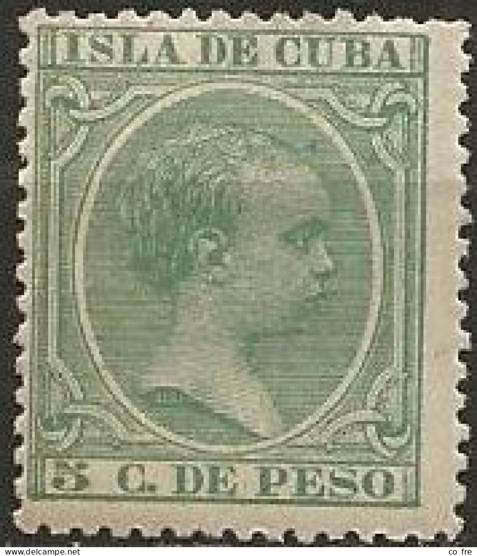 Cuba N°76* (ref.2) - Prephilately