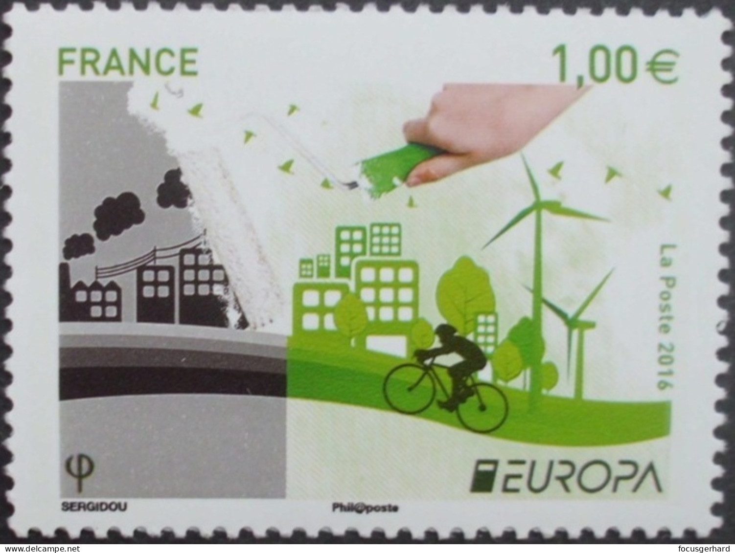 Frankreich    Europa Cept    Umweltbewusst Leben  2016    ** - 2016