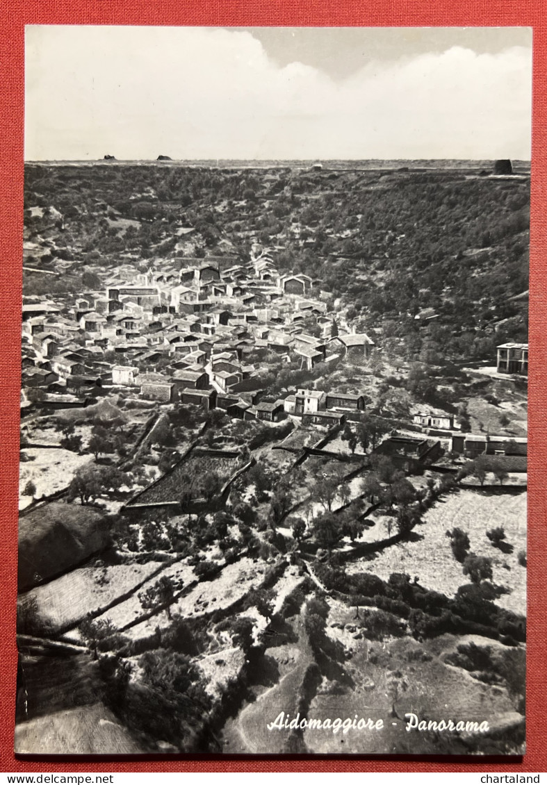 Cartolina - Aidomaggiore ( Oristano ) - Panorama - 1964 - Oristano