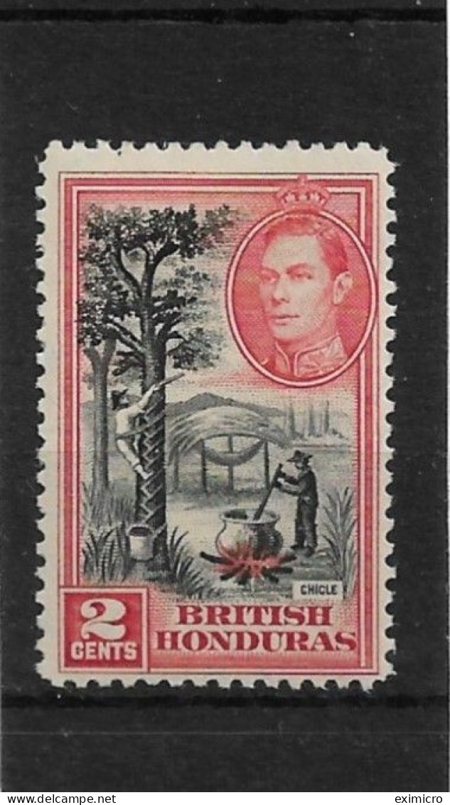 BRITISH HONDURAS 1947 2c SG 151a PERF 12 LIGHTLY MOUNTED MINT Cat £4.50 - Honduras Británica (...-1970)