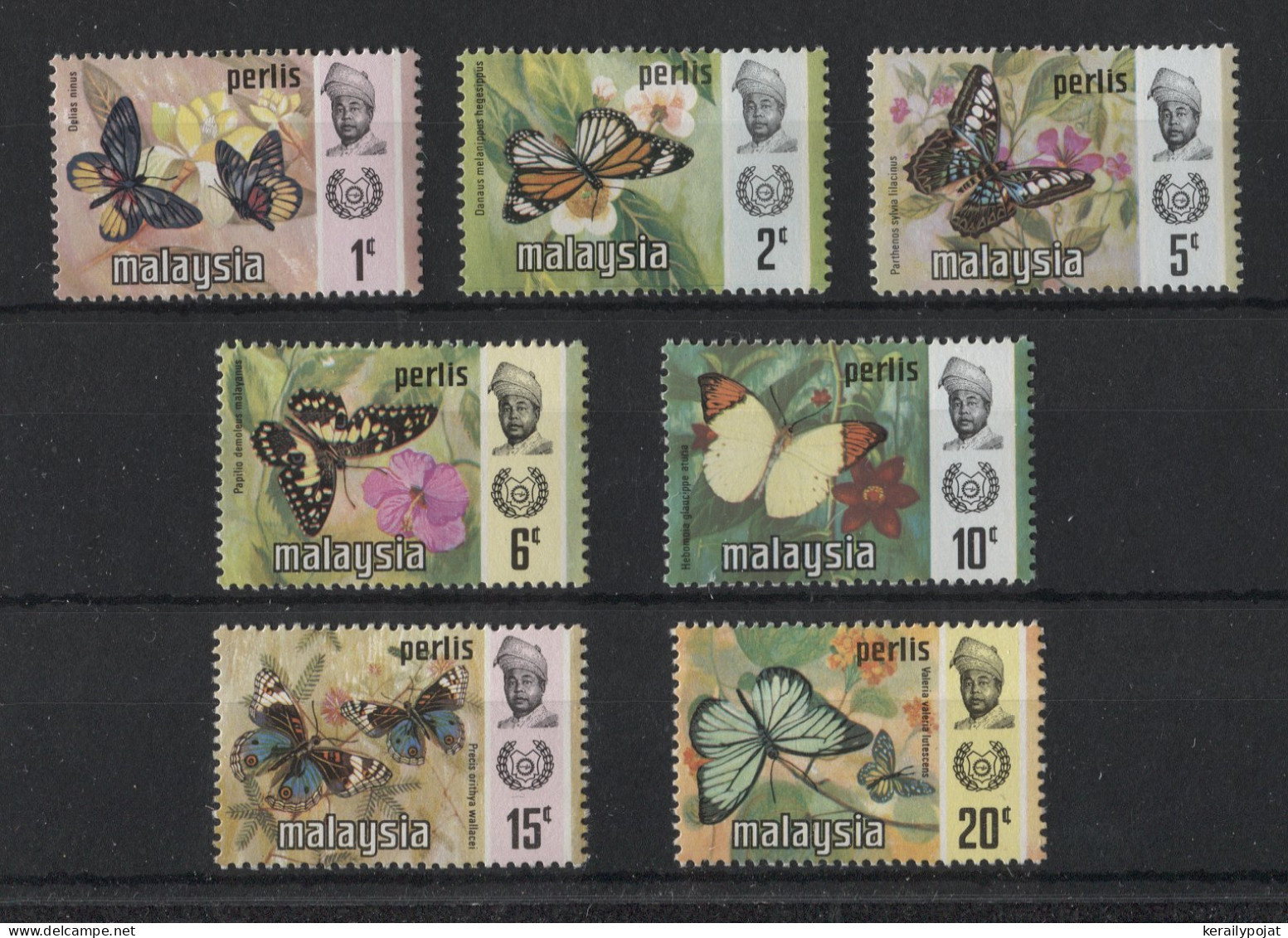 Perlis - 1971 Butterflies MNH__(TH-22610) - Perlis