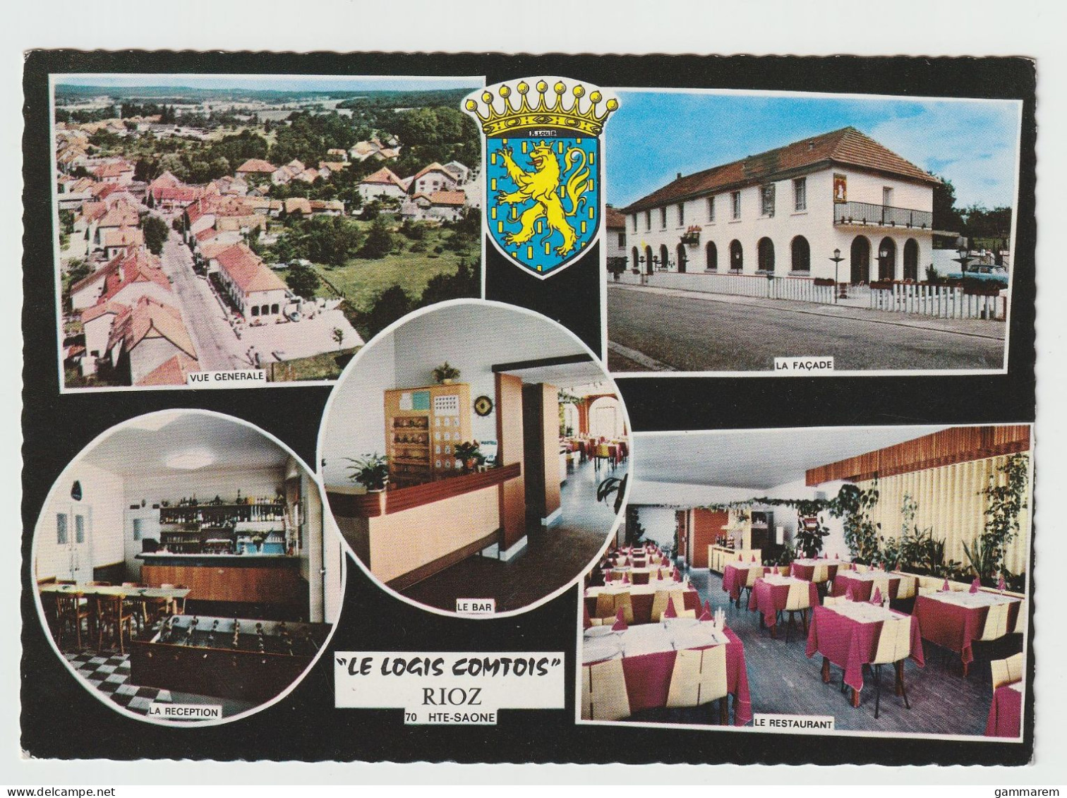 70 - RIOZ - Hotel Restaurant " LE LOGIS COMTOIS " A. VIAIN Propriétaire - Multivues - Cpm - Haute Saone - Rioz