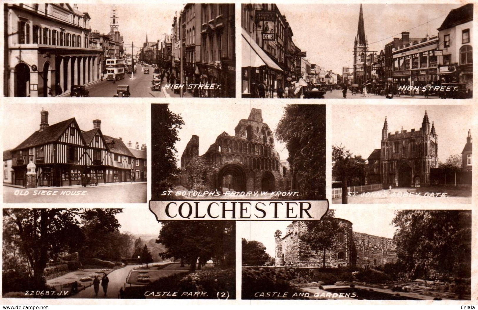 20309   COLCHESTER   Vues Multiples     (  2 Scans) - Colchester