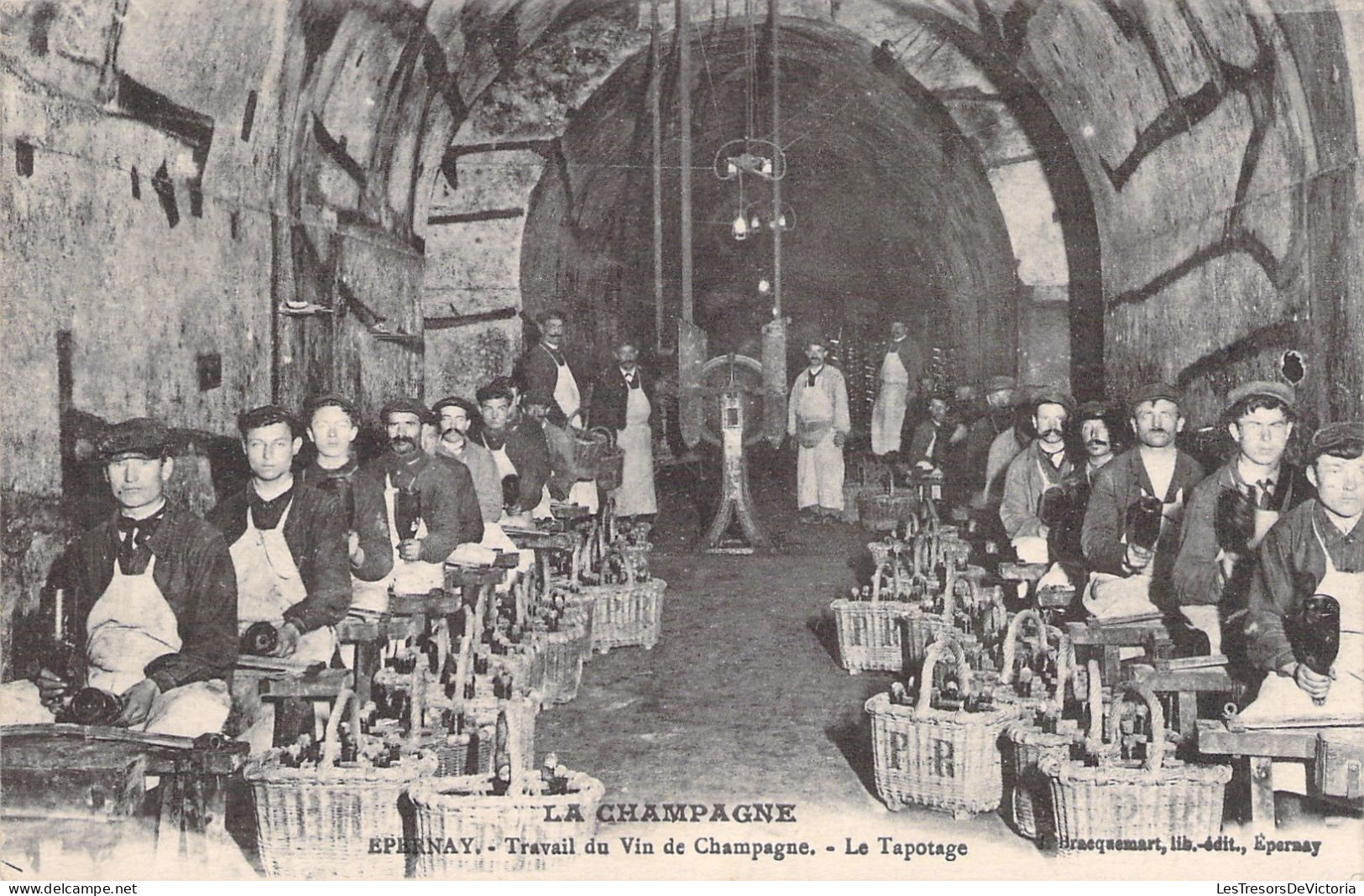 FRANCE - Epernay - Travail Du Vin De Champagne - Le Tapotage - Carte Postale Ancienne - Epernay