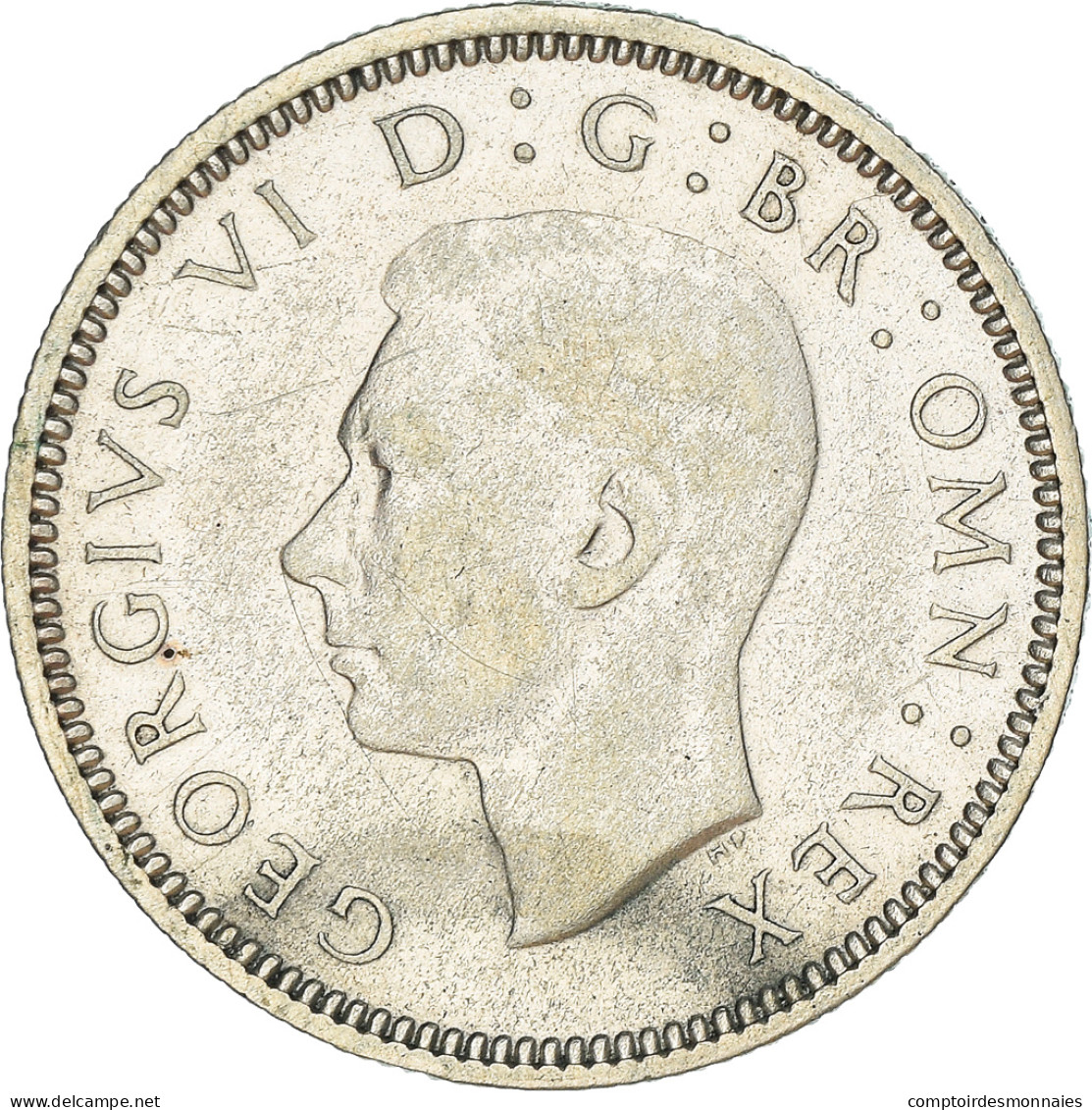 Monnaie, Grande-Bretagne, George VI, 6 Pence, 1939, TTB, Argent, KM:852 - H. 6 Pence