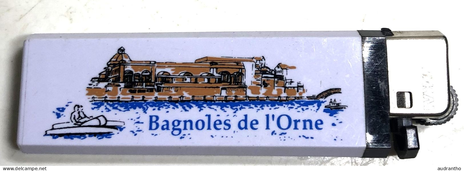 Lot De 3 Briquets Collector Ville De BAGNOLES DE L'ORNE Station Thermale De L'orne En Normandie - Altri & Non Classificati