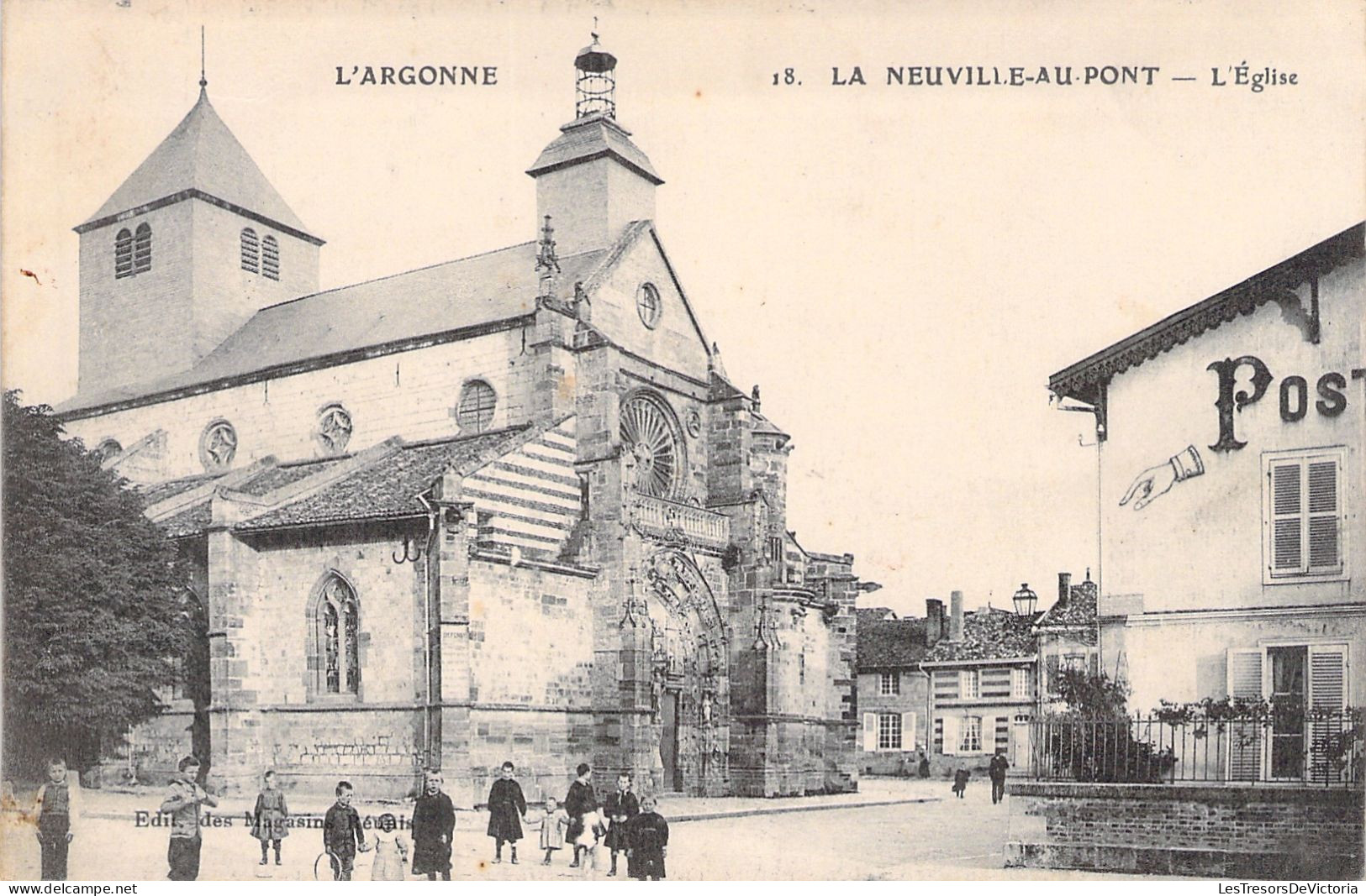 FRANCE - La Neuville Au Pont - L'eglise - Carte Postale Ancienne - Sonstige & Ohne Zuordnung