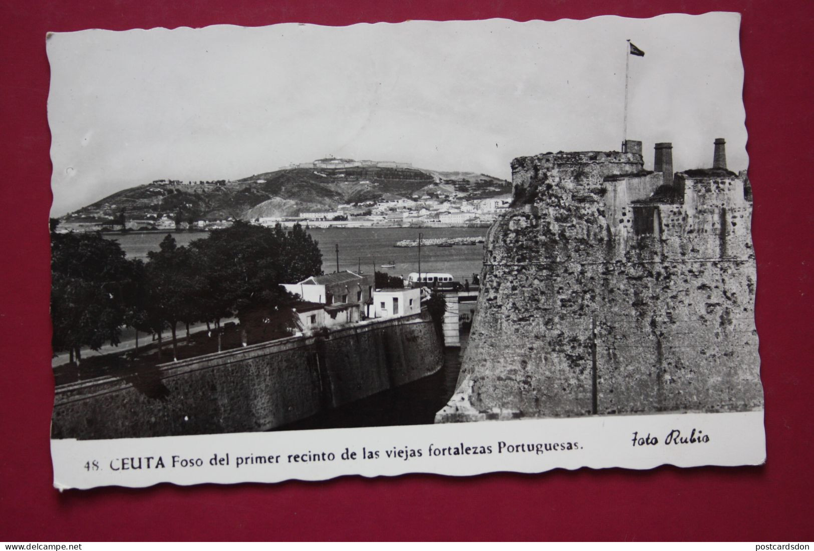 Africa. ESPAÑA, CEUTA Fortress- Old Photo Postcard 1930s - Ceuta