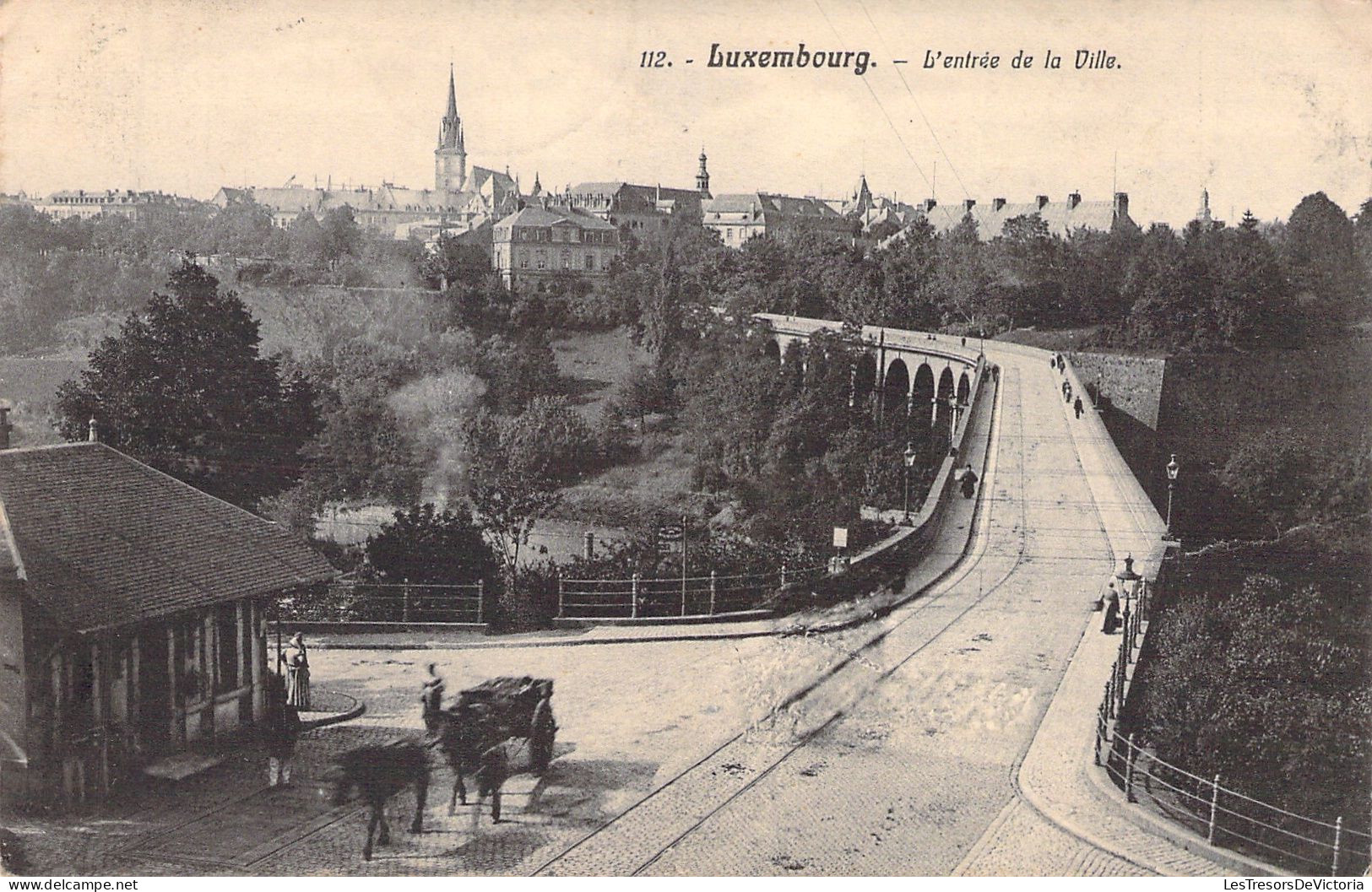 Luxembourg - L'entrée De La Ville - Carte Postale Ancienne - Luxemburg - Town