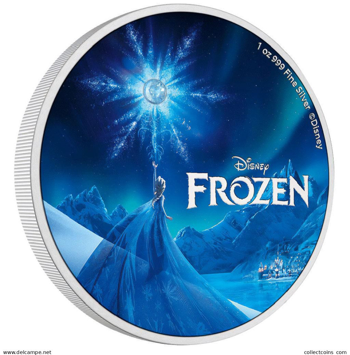 Niue 2 Dollars 2023 Disney Frozen 10 Years Anniversary 1 Oz Silver Coin Zilveren Munt Silber Muenze - Autres – Océanie