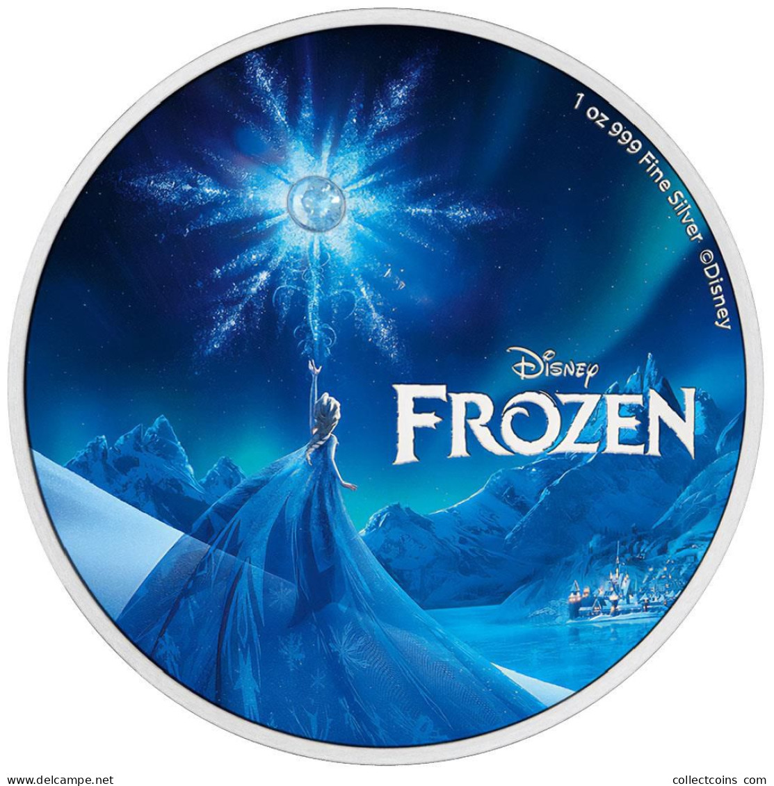 Niue 2 Dollars 2023 Disney Frozen 10 Years Anniversary 1 Oz Silver Coin Zilveren Munt Silber Muenze - Autres – Océanie