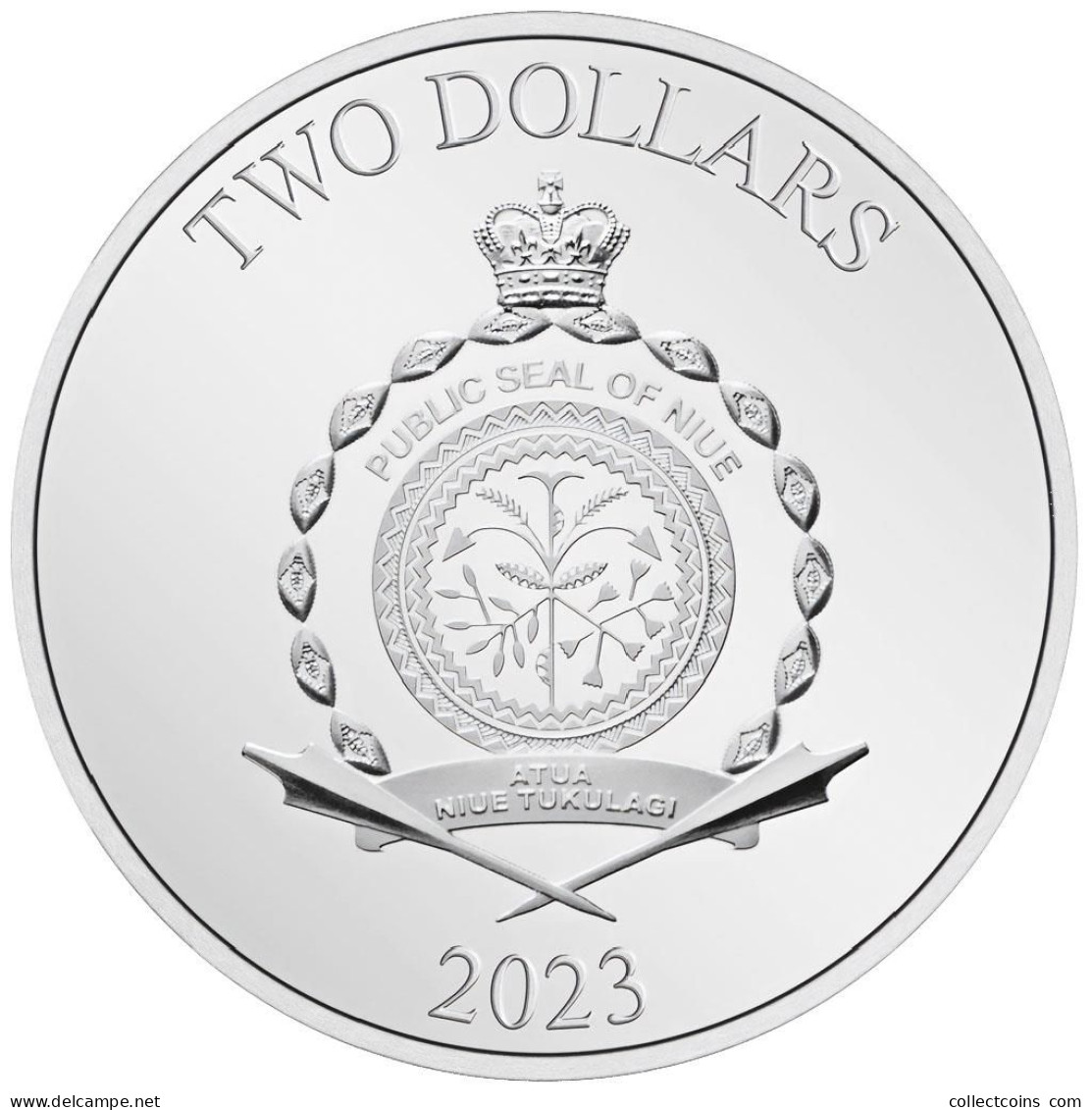 Niue 2 Dollars 2023 Disney Frozen 10 Years Anniversary 1 Oz Silver Coin Zilveren Munt Silber Muenze - Andere - Oceanië