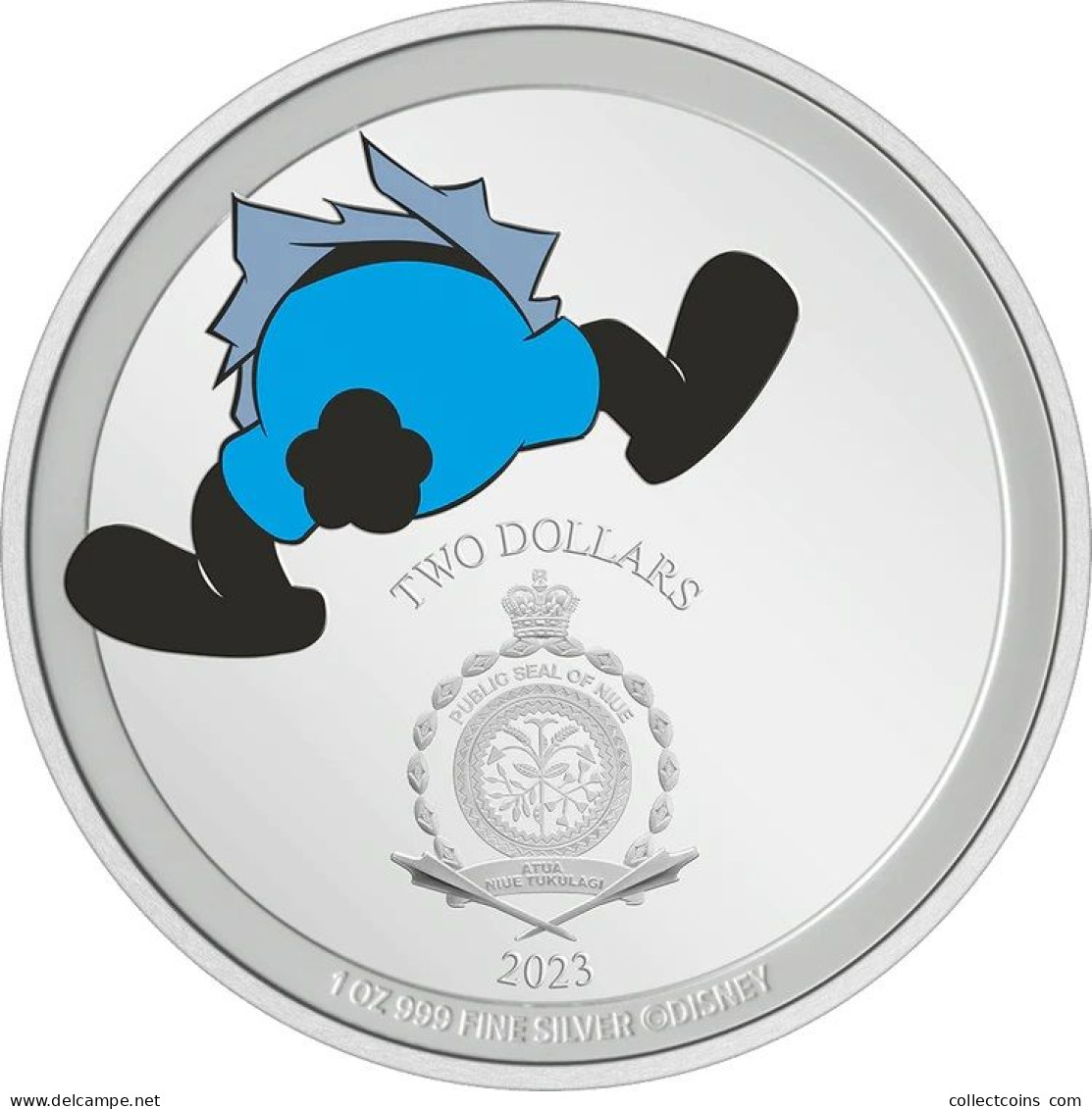 Niue 2 Dollars 2023 Disney 100 Years Of Wonder Oswald The Lucky Rabbit 1 Oz Silver Coin Zilveren Munt Silber Muenze - Andere - Oceanië